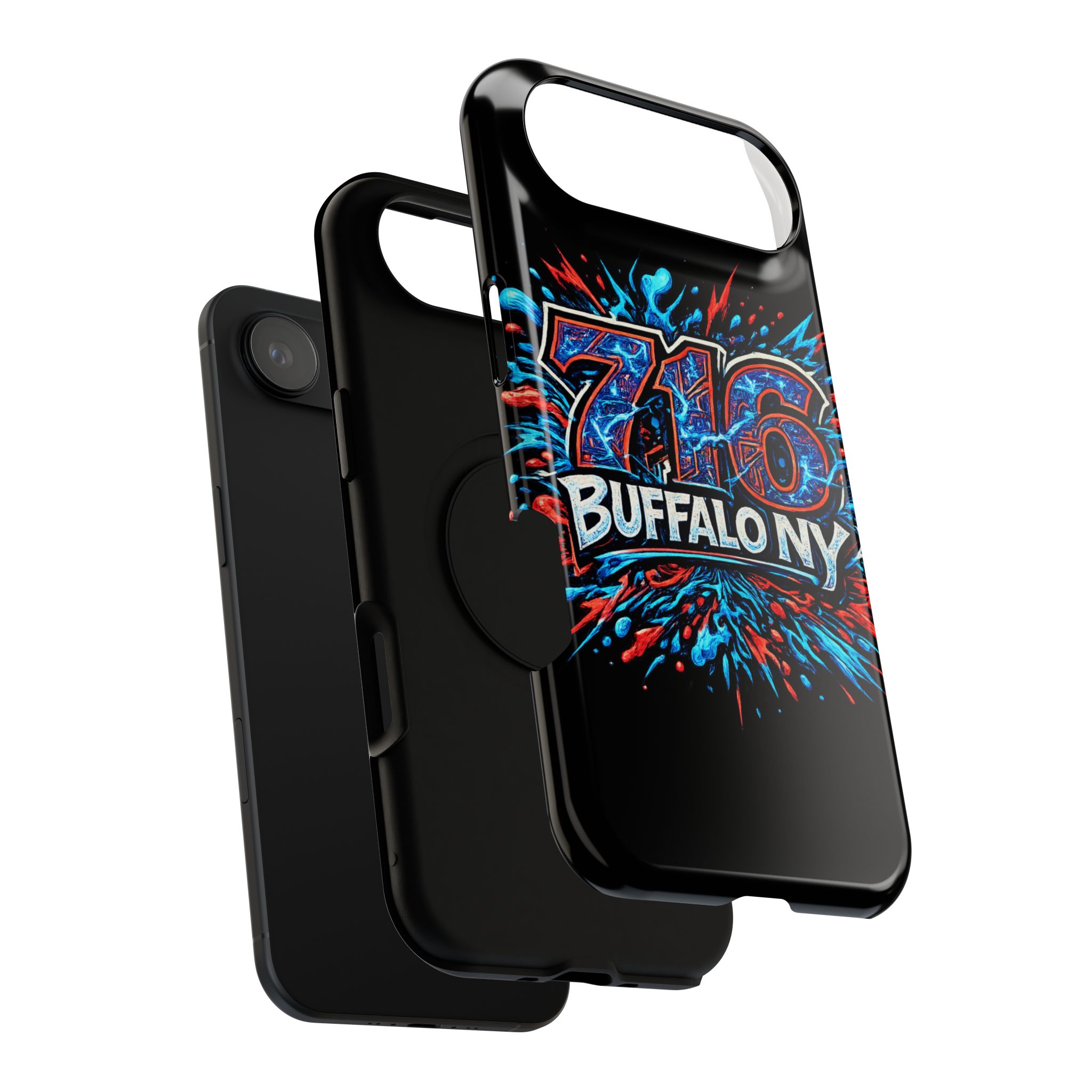 716 Buffalo NY Impact-Resistant Phone Case — Splash Graphic - Image 170