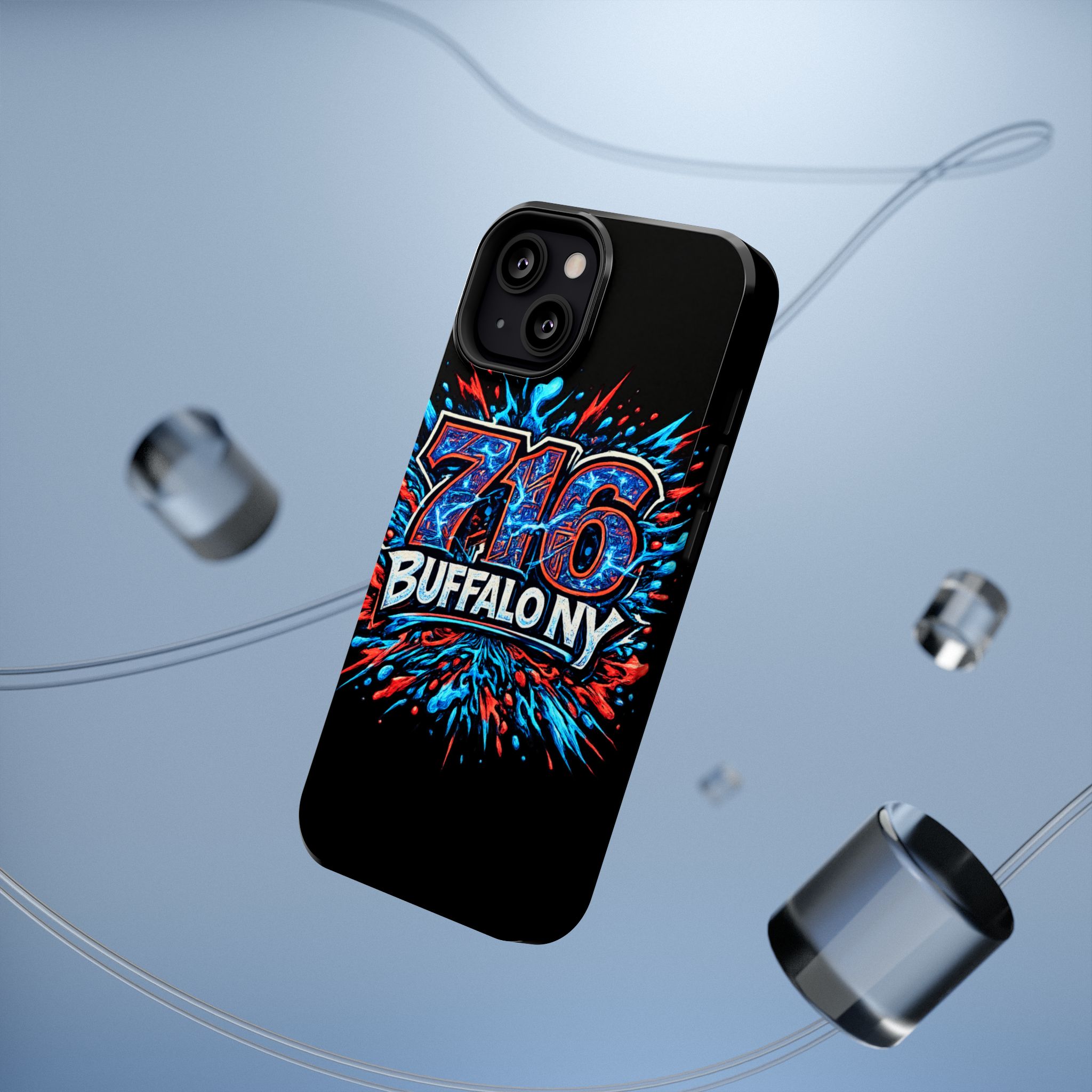 716 Buffalo NY Impact-Resistant Phone Case — Splash Graphic - Image 3