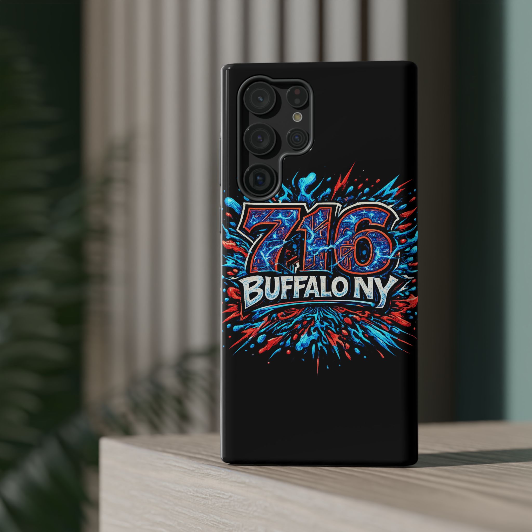 716 Buffalo NY Impact-Resistant Phone Case — Splash Graphic - Image 61