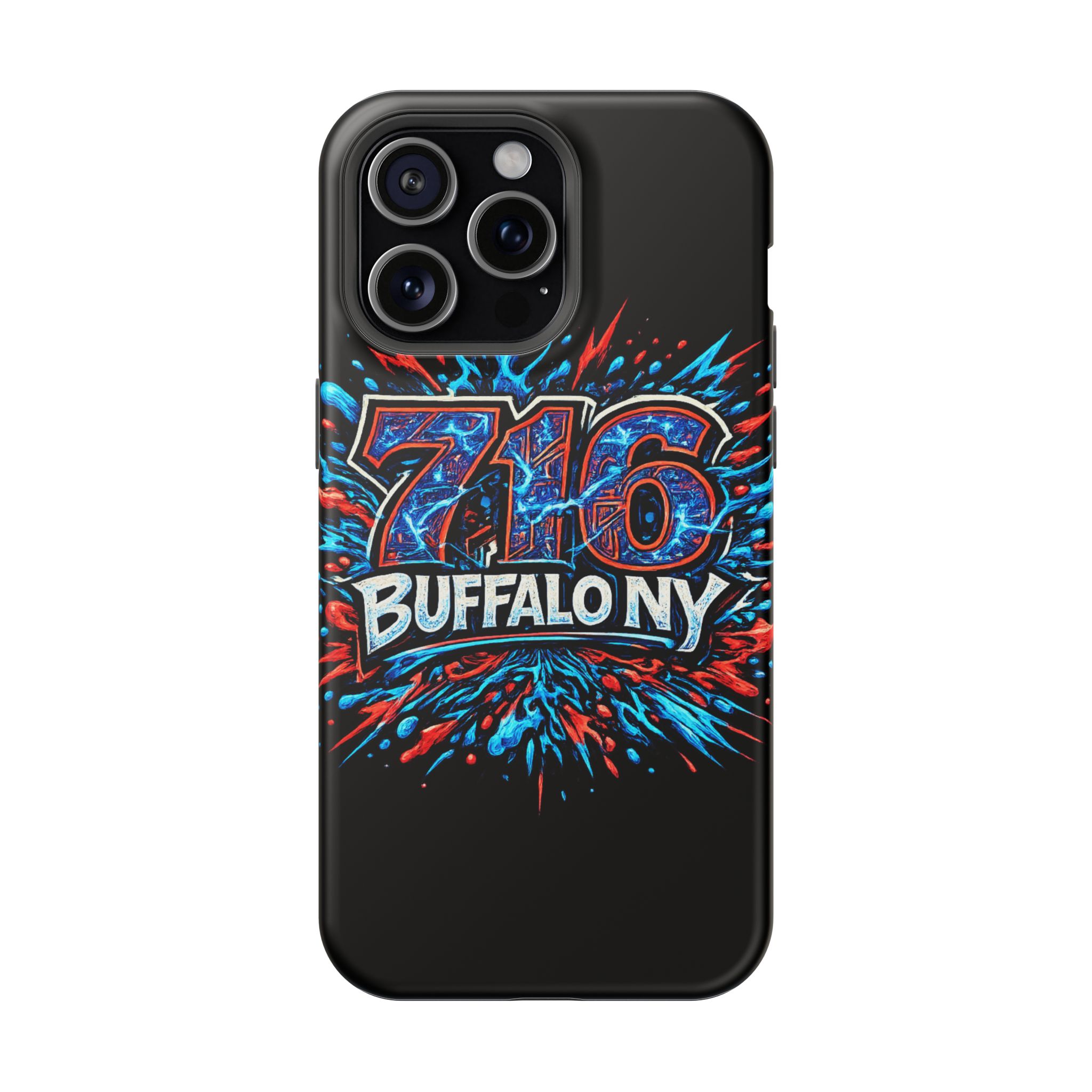 716 Buffalo NY Impact-Resistant Phone Case — Splash Graphic - Image 91