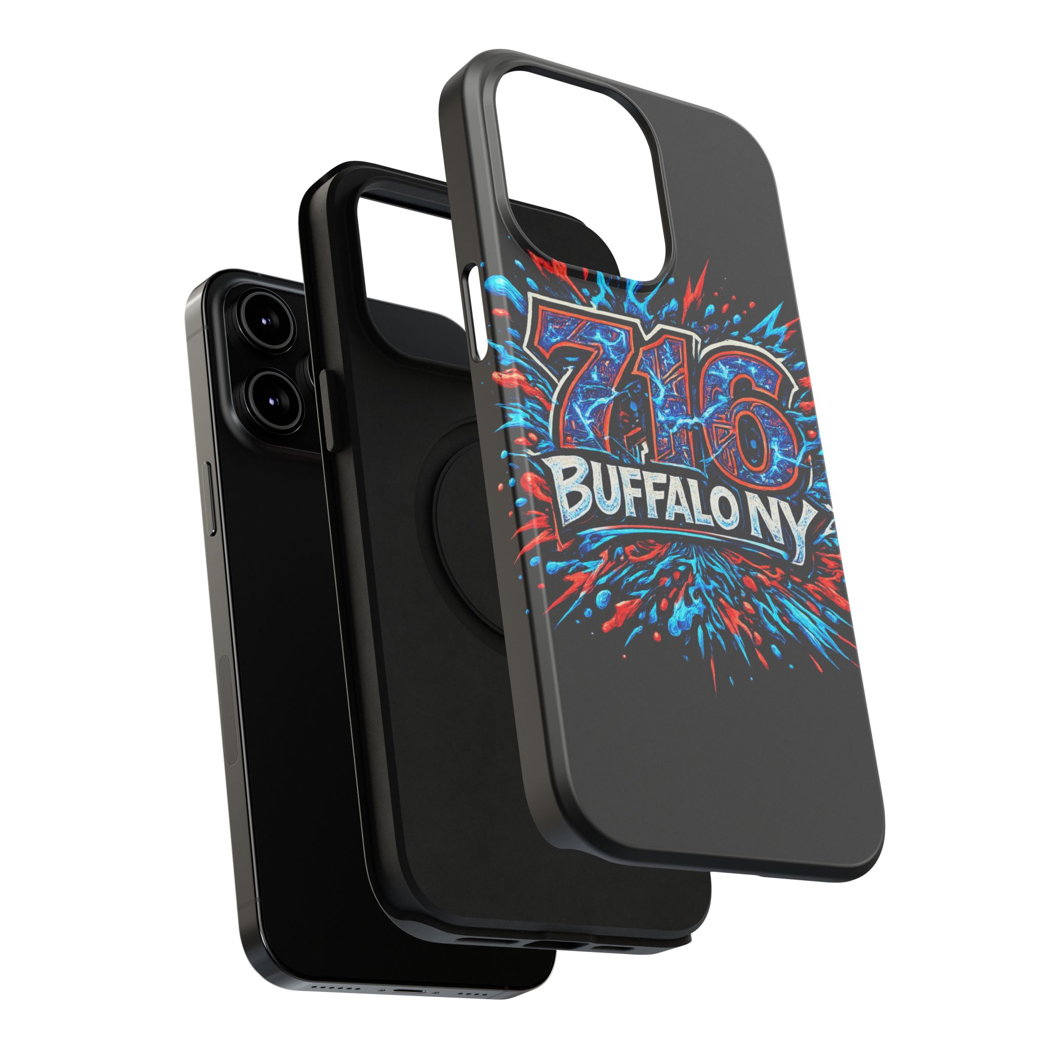 716 Buffalo NY Impact-Resistant Phone Case — Splash Graphic - Image 126