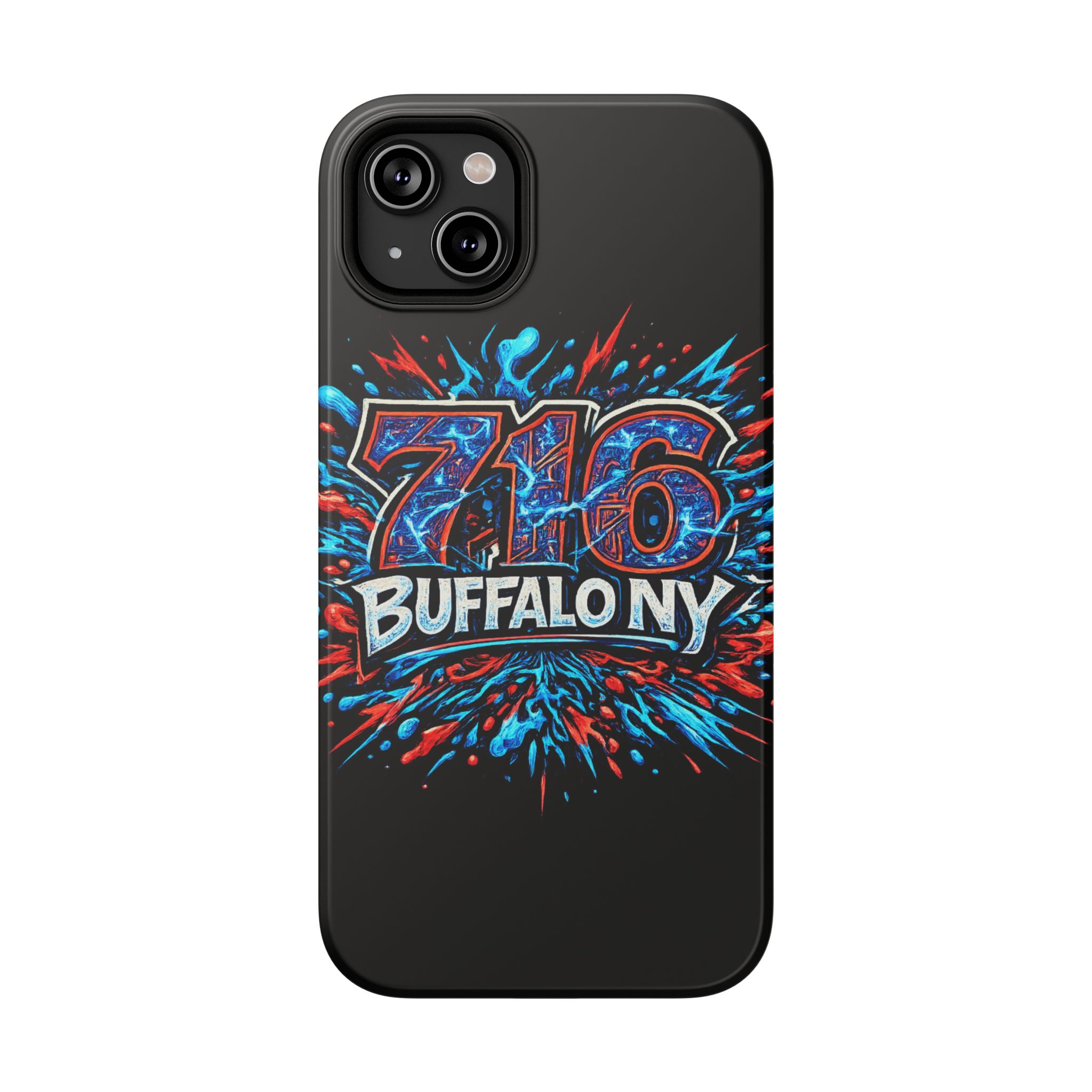716 Buffalo NY Impact-Resistant Phone Case — Splash Graphic - Image 115