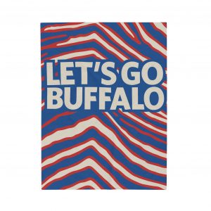 Buffalo Bills Inspired Plush Blanket, Sports Throw, Cozy Bedding, Team Spirit Fleece, Football Fan Gift, Game Day Home Decor