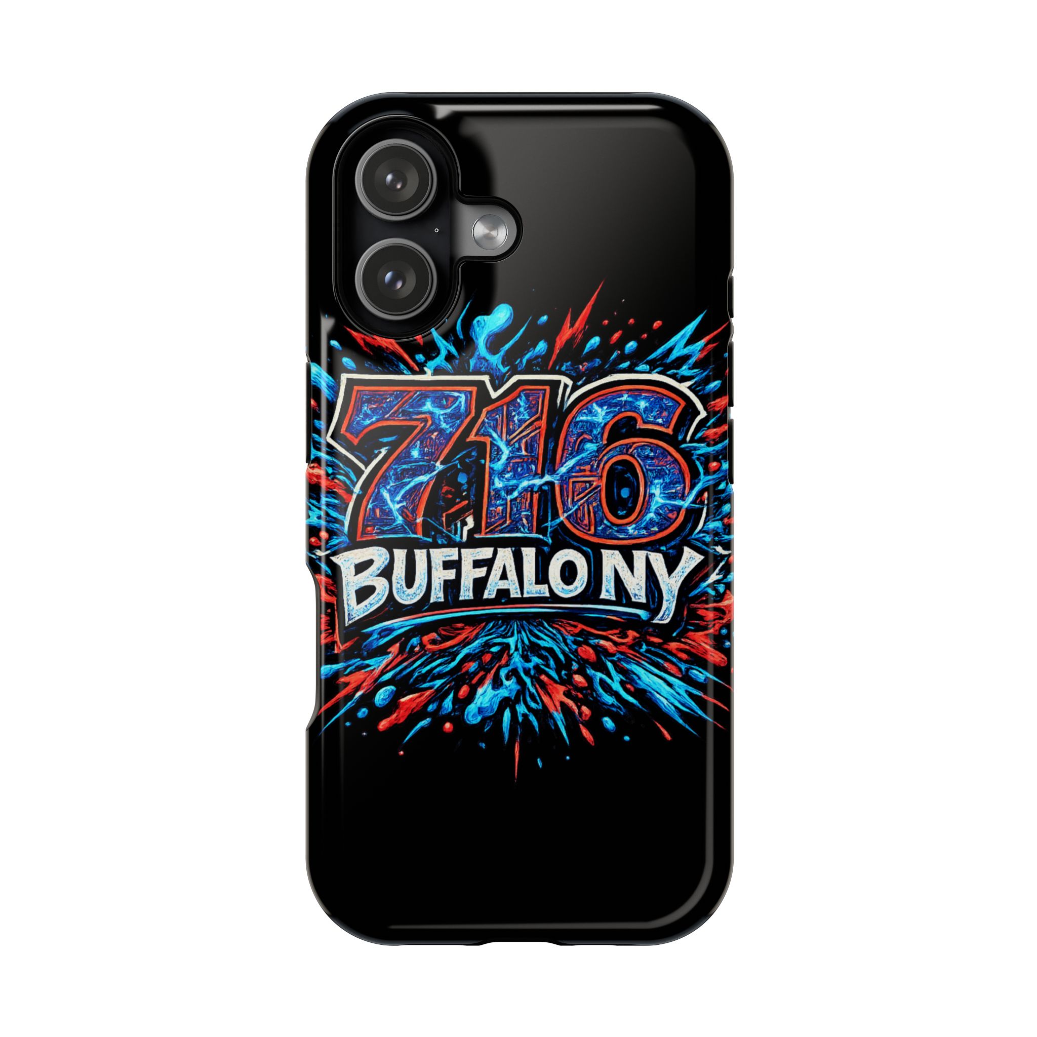 716 Buffalo NY Impact-Resistant Phone Case — Splash Graphic - Image 159