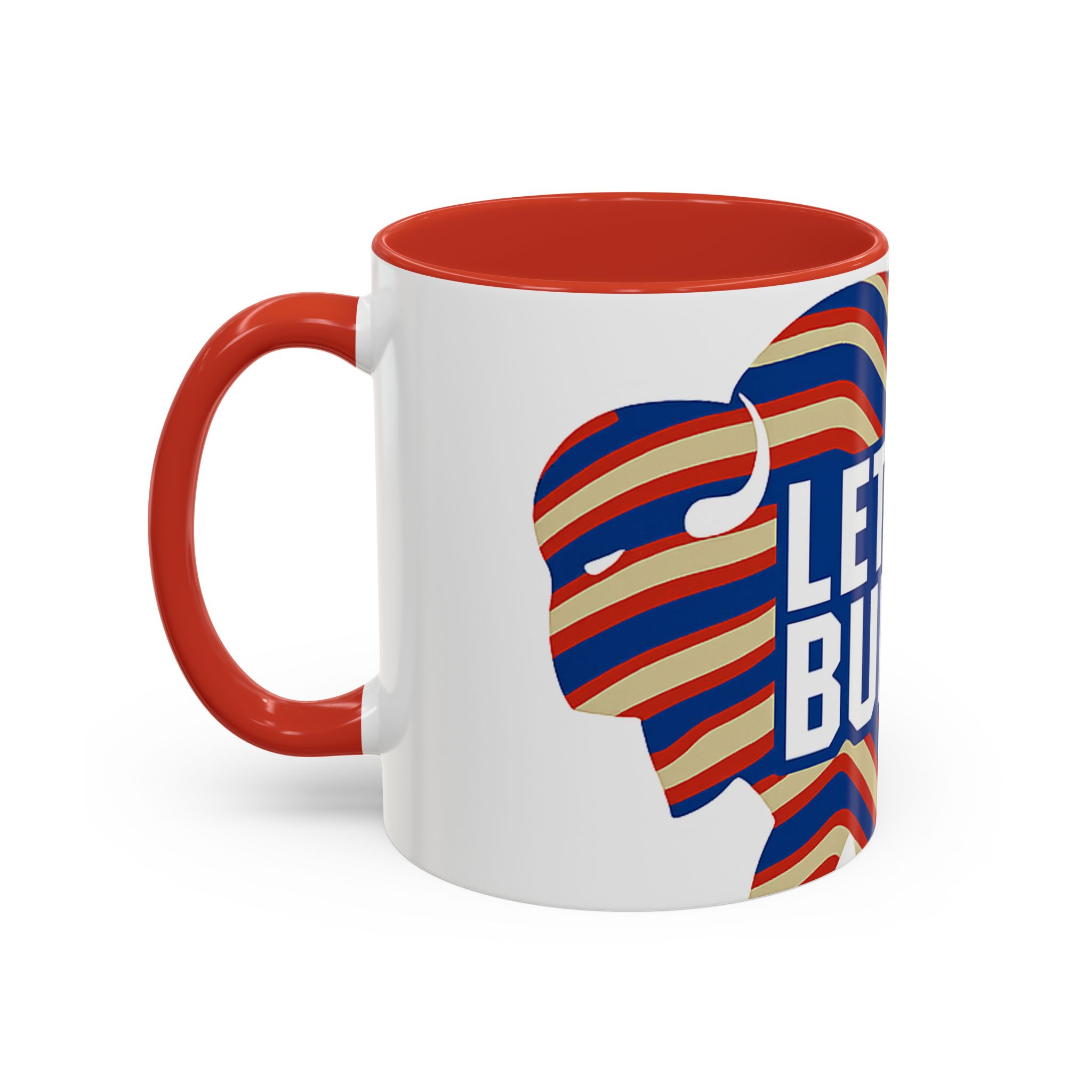 Let's Go Buffalo Accent Coffee Mug | Buffalo Silhouette Fan Coffee Cup - Image 8