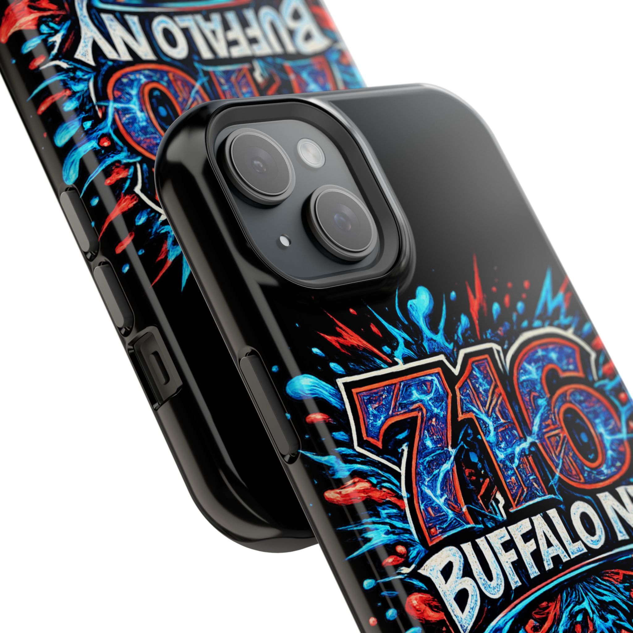 716 Buffalo NY Impact-Resistant Phone Case — Splash Graphic - Image 80