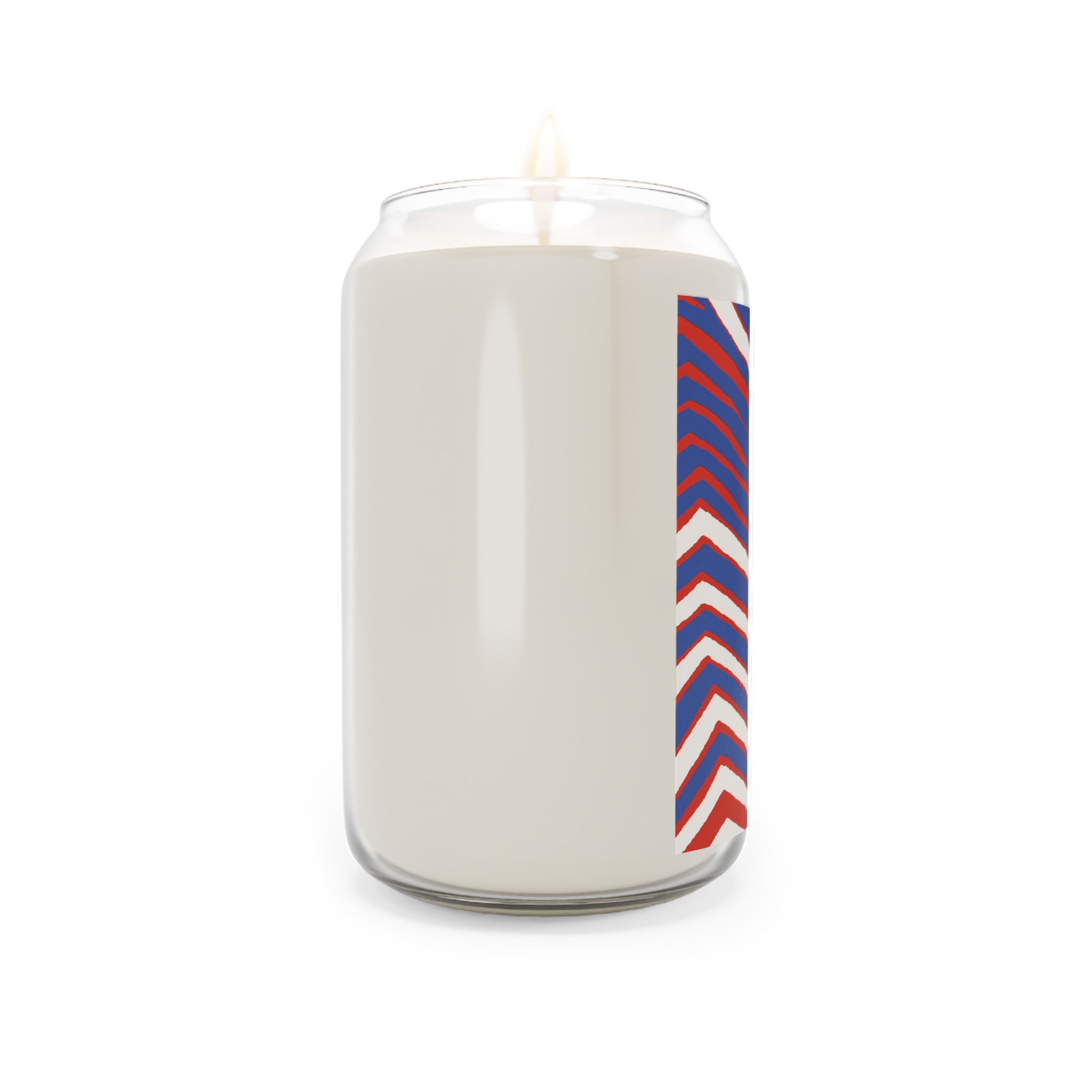 Bills-Inspired Stripe Soy Candle — 13.75oz Scented Candle - Image 5