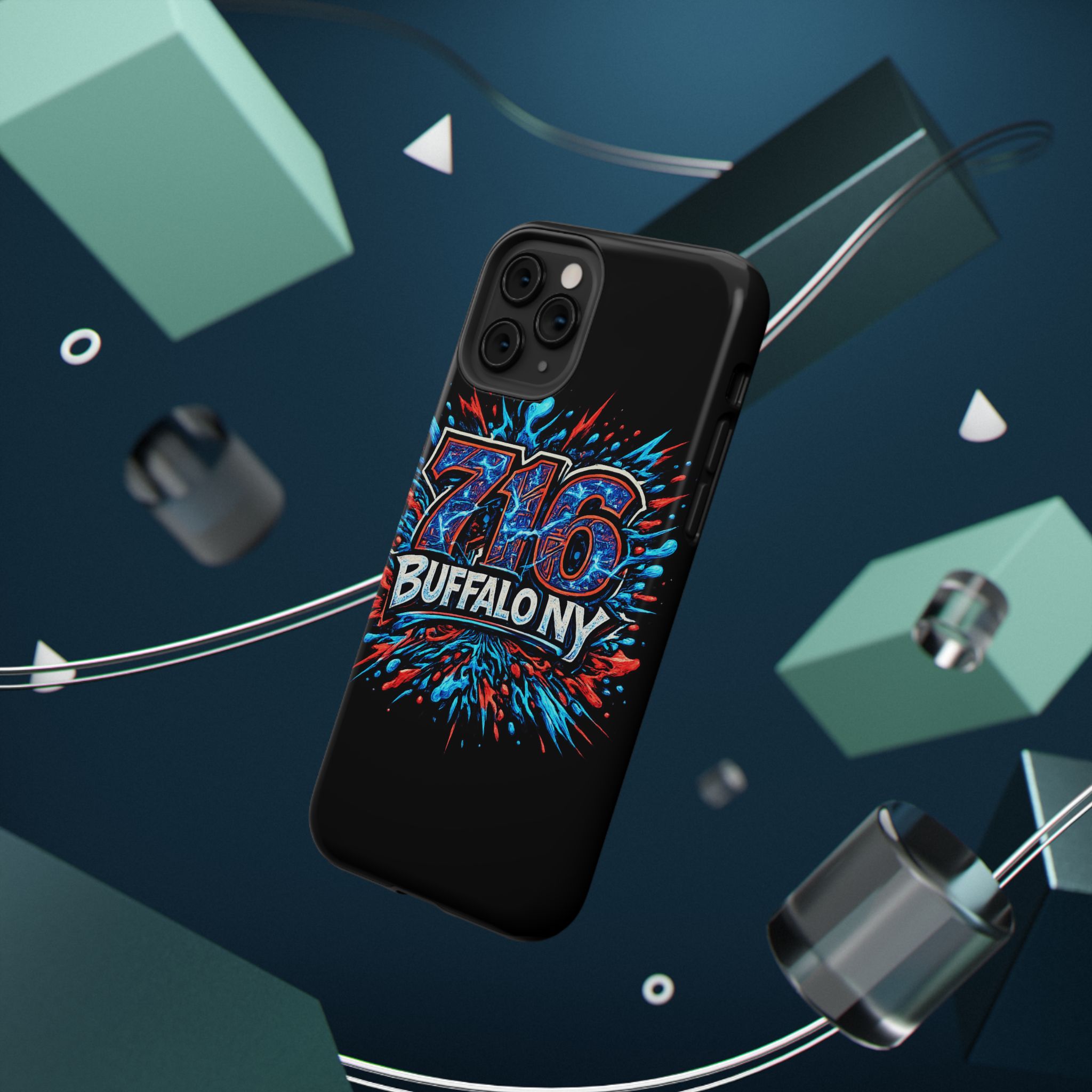 716 Buffalo NY Impact-Resistant Phone Case — Splash Graphic - Image 32