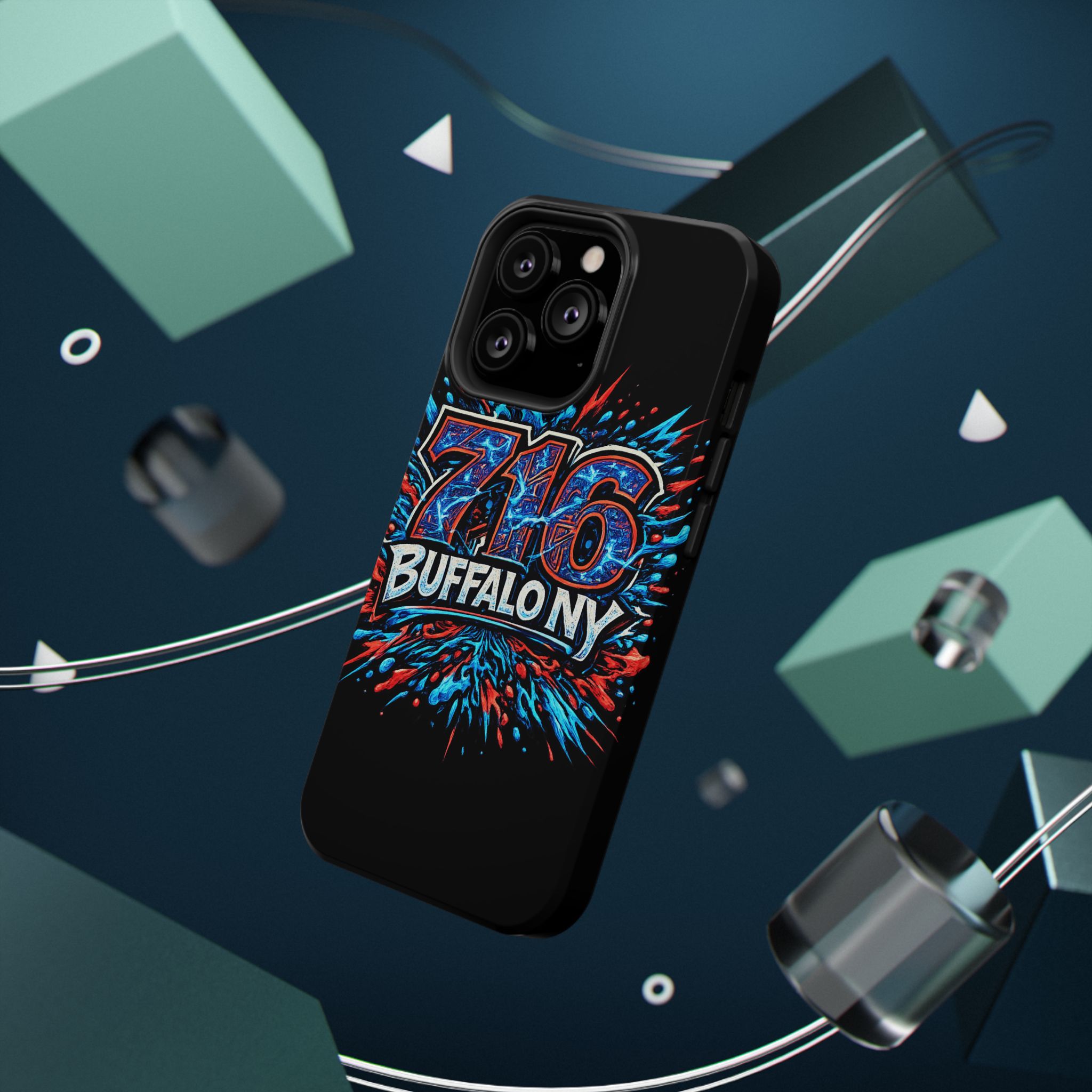 716 Buffalo NY Impact-Resistant Phone Case — Splash Graphic - Image 14