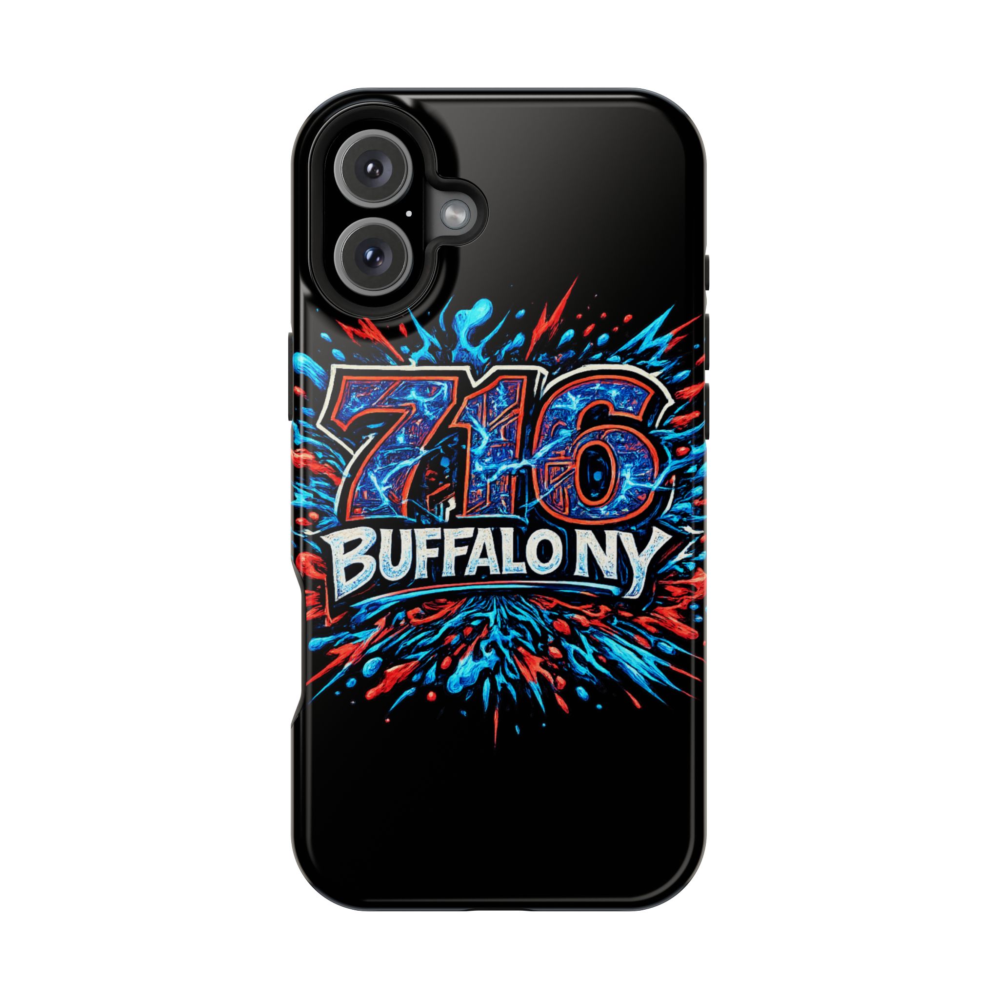 716 Buffalo NY Impact-Resistant Phone Case — Splash Graphic - Image 151