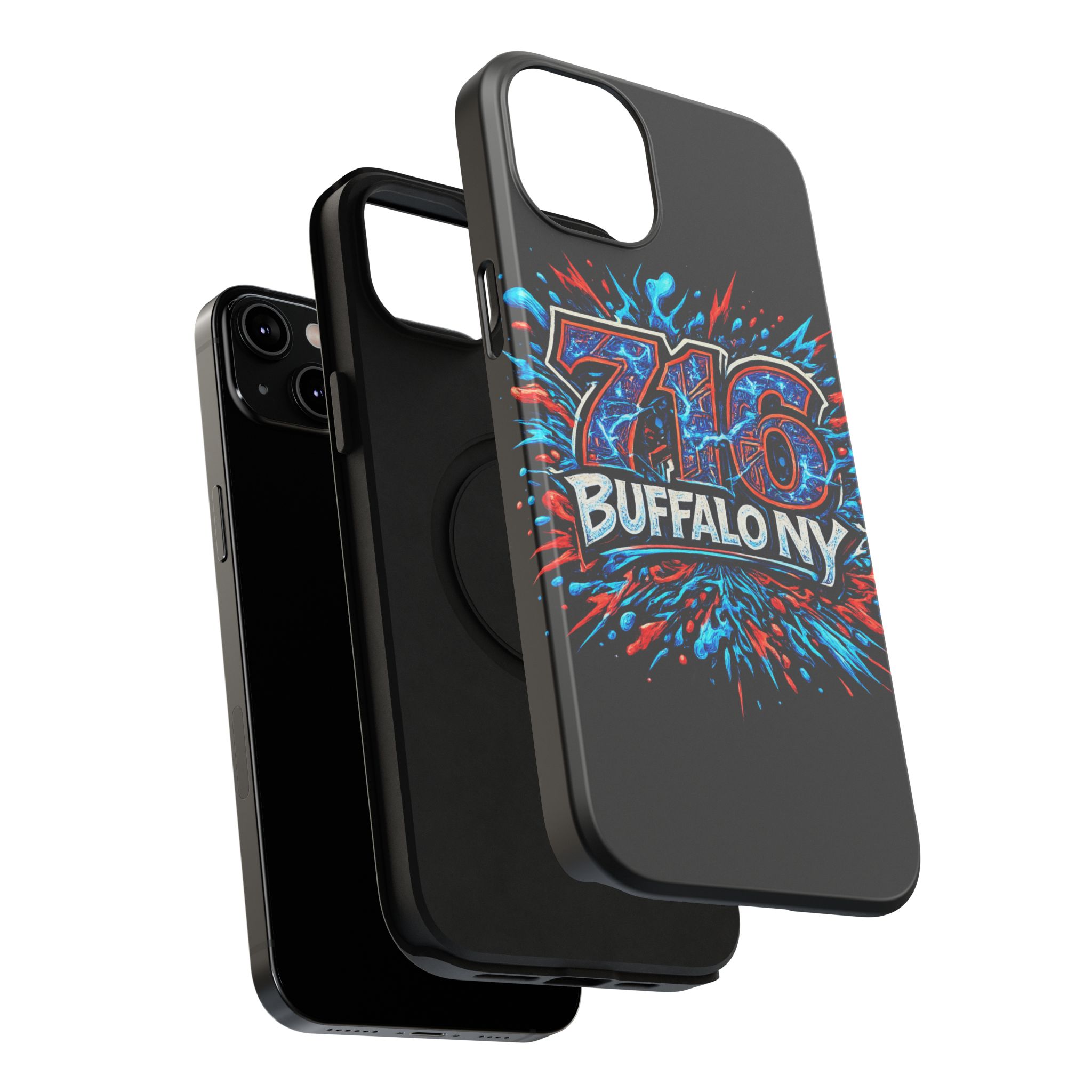 716 Buffalo NY Impact-Resistant Phone Case — Splash Graphic - Image 118