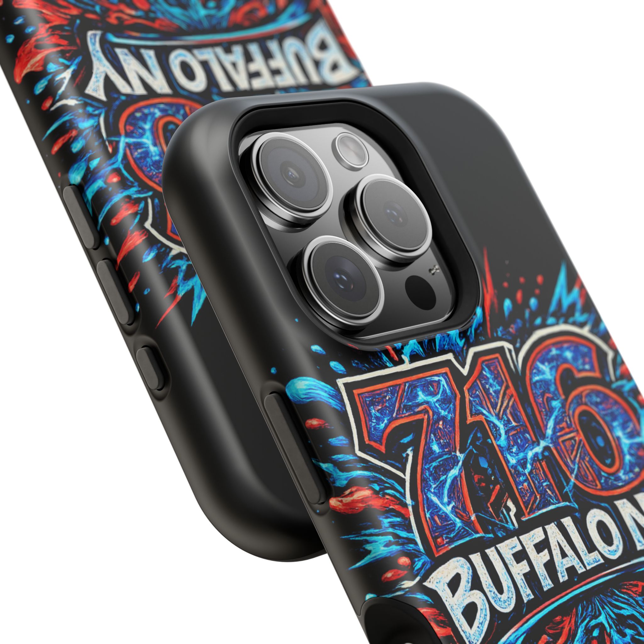 716 Buffalo NY Impact-Resistant Phone Case — Splash Graphic - Image 132