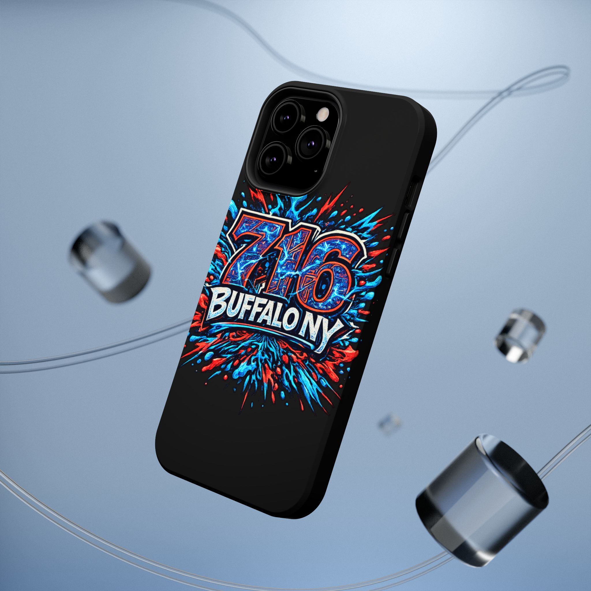 716 Buffalo NY Impact-Resistant Phone Case — Splash Graphic - Image 24