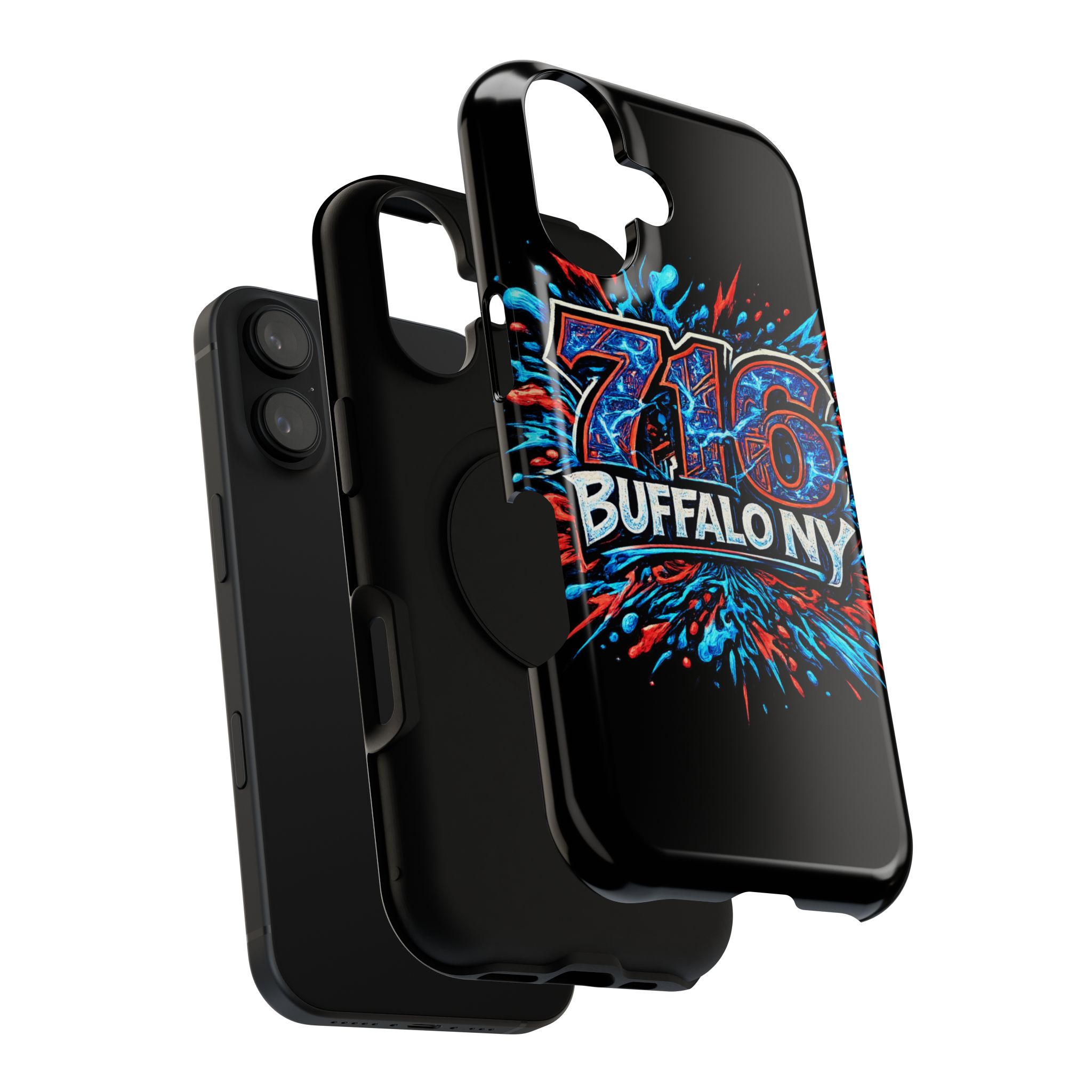 716 Buffalo NY Impact-Resistant Phone Case — Splash Graphic - Image 162