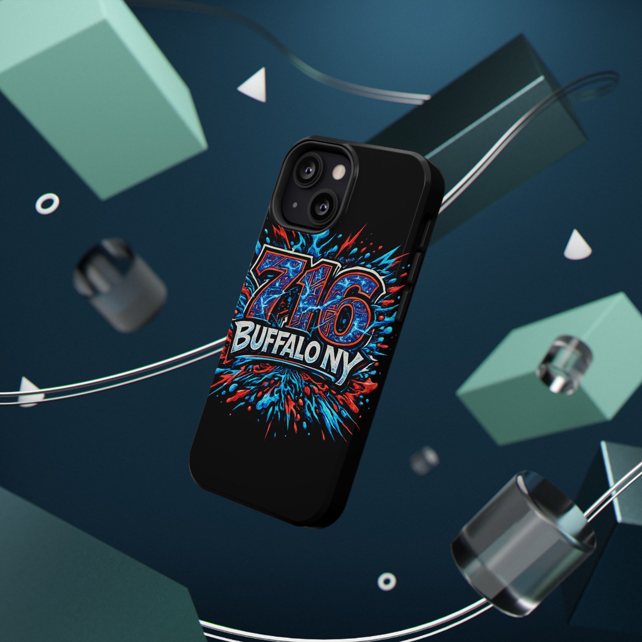 716 Buffalo NY Impact-Resistant Phone Case — Splash Graphic - Image 8