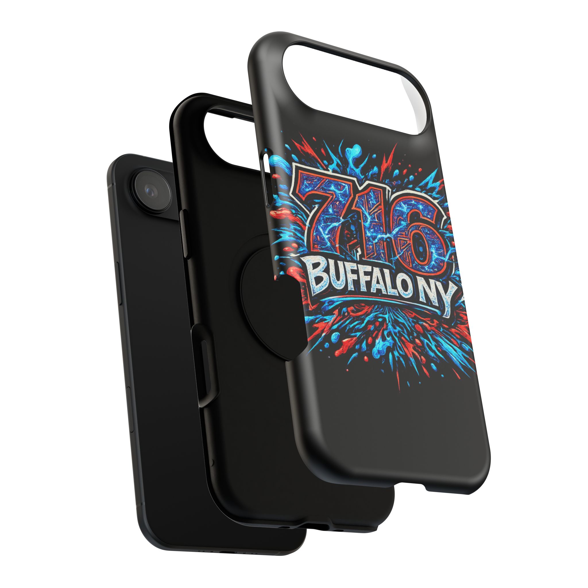 716 Buffalo NY Impact-Resistant Phone Case — Splash Graphic - Image 174