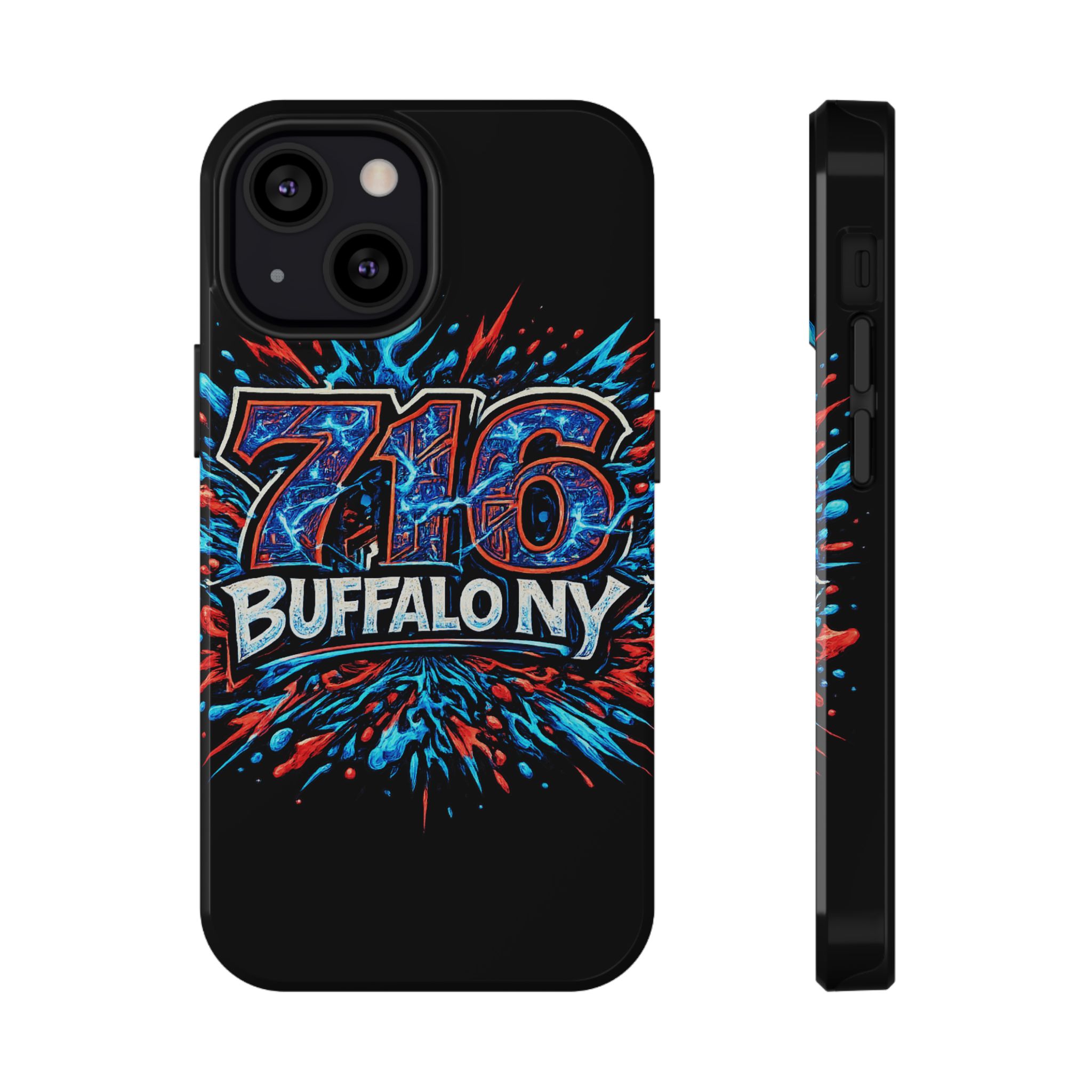 716 Buffalo NY Impact-Resistant Phone Case — Splash Graphic - Image 7