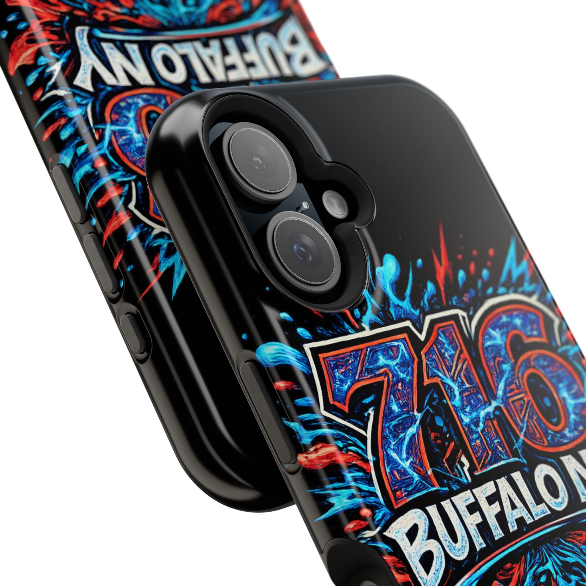 716 Buffalo NY Impact-Resistant Phone Case — Splash Graphic - Image 144