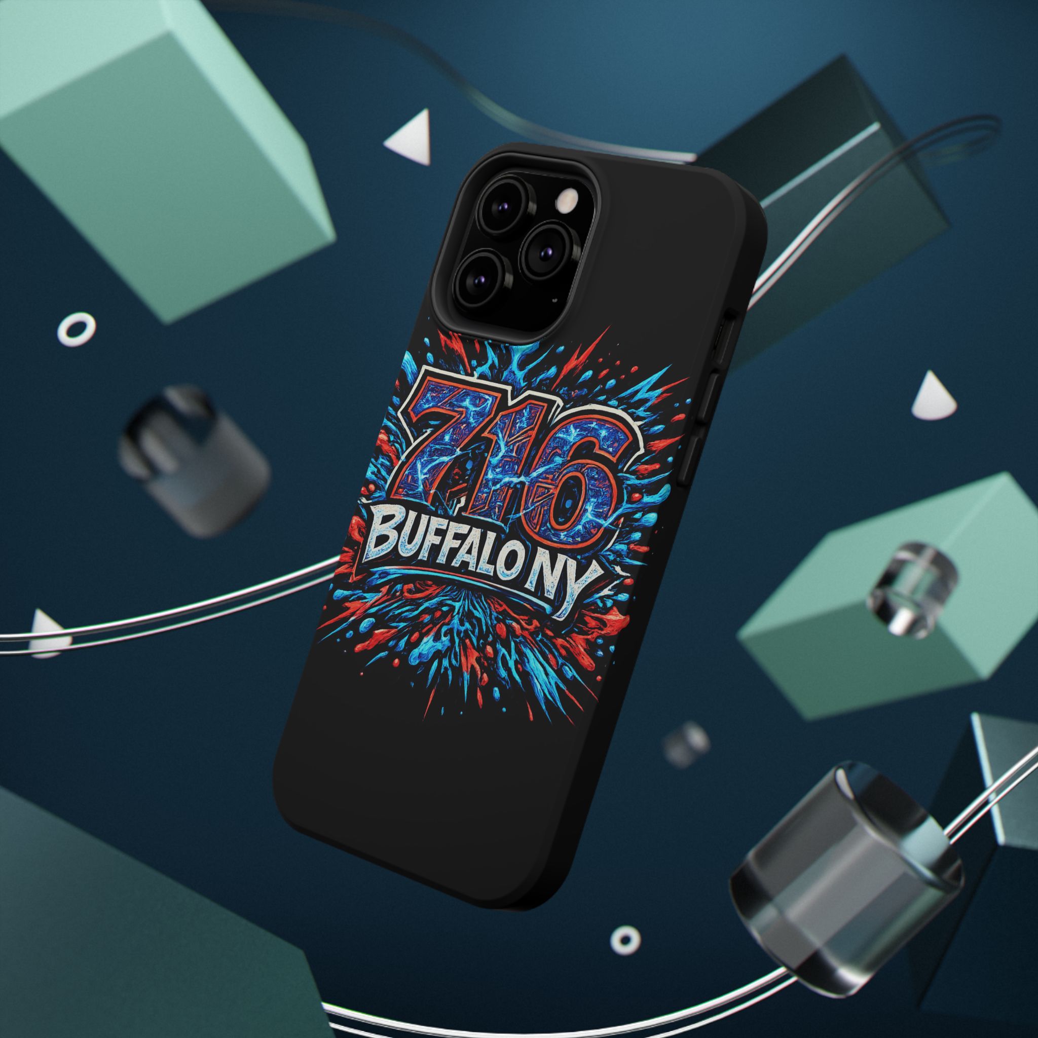 716 Buffalo NY Impact-Resistant Phone Case — Splash Graphic - Image 23