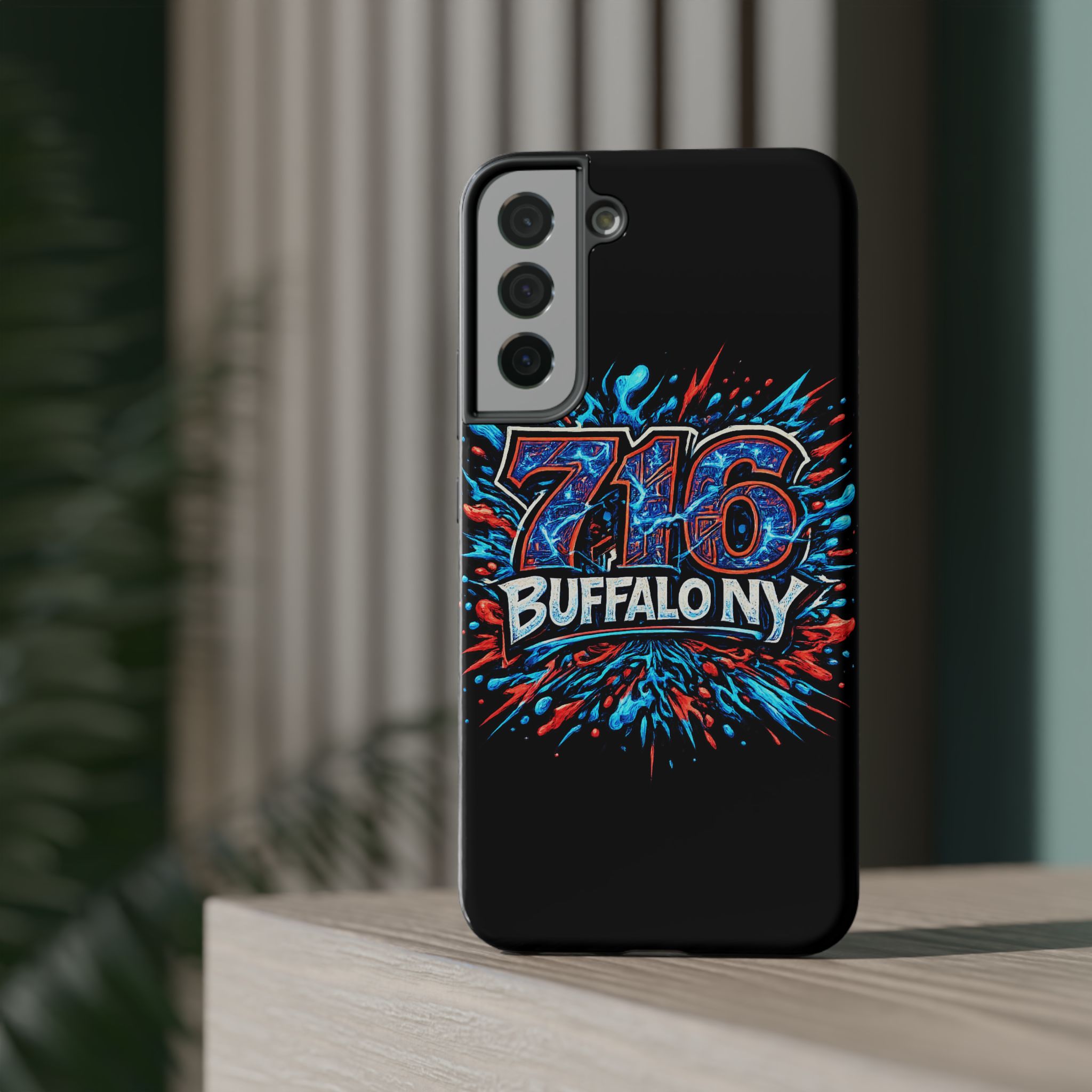 716 Buffalo NY Impact-Resistant Phone Case — Splash Graphic - Image 57