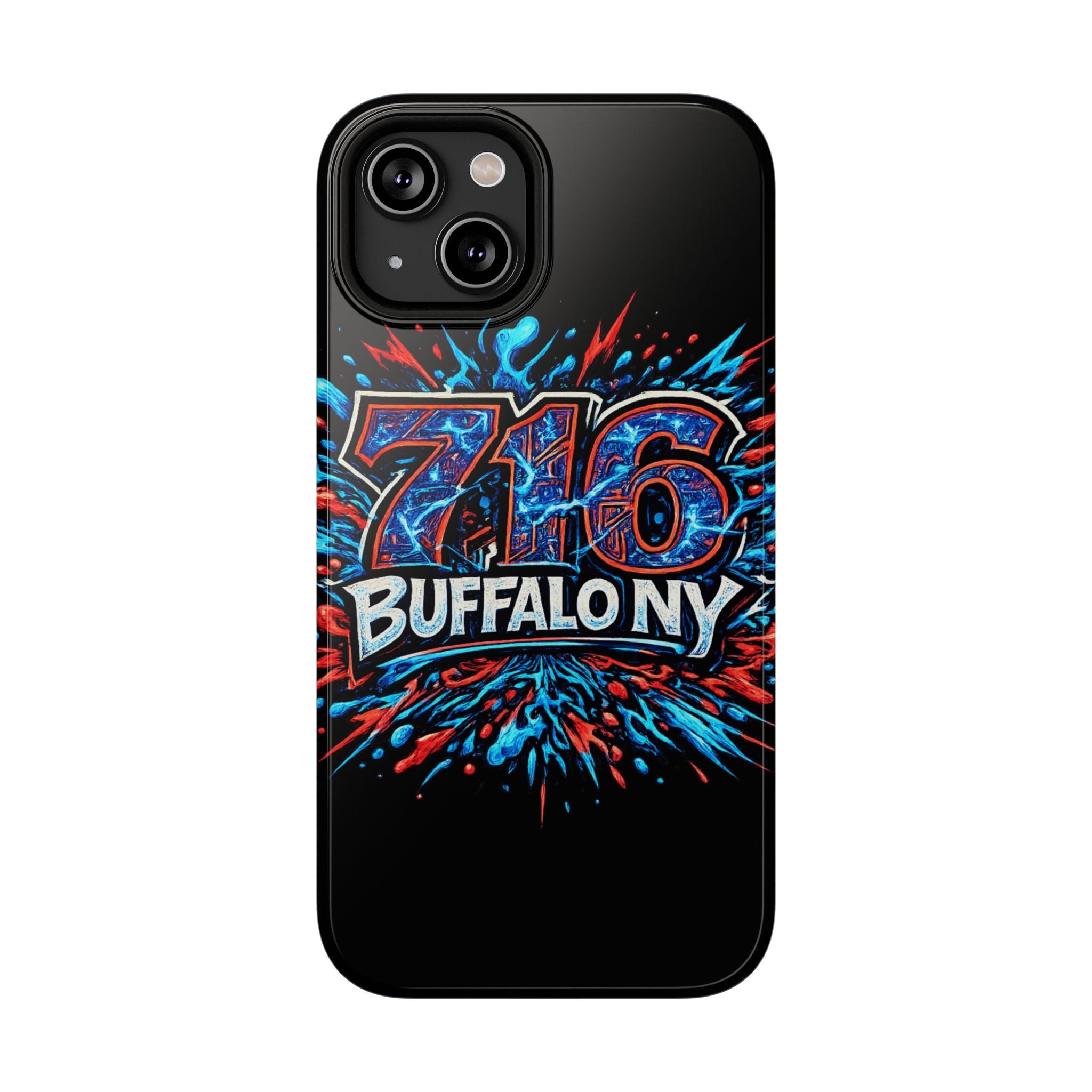 716 Buffalo NY Impact-Resistant Phone Case — Splash Graphic - Image 95