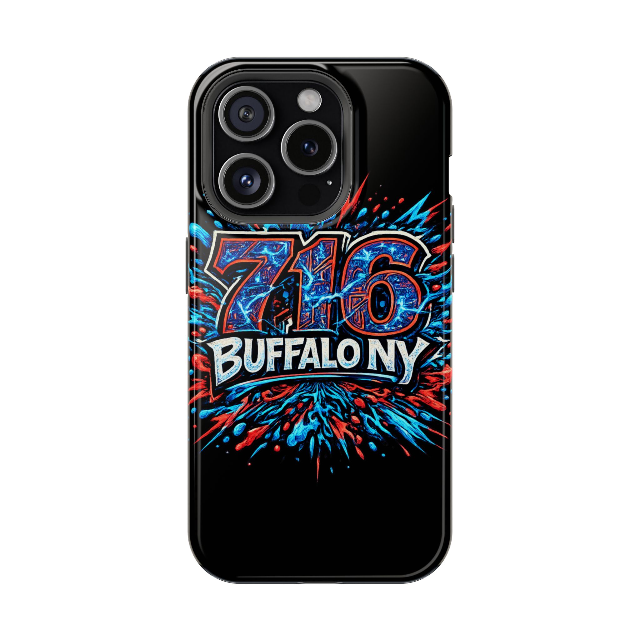 716 Buffalo NY Impact-Resistant Phone Case — Splash Graphic - Image 71