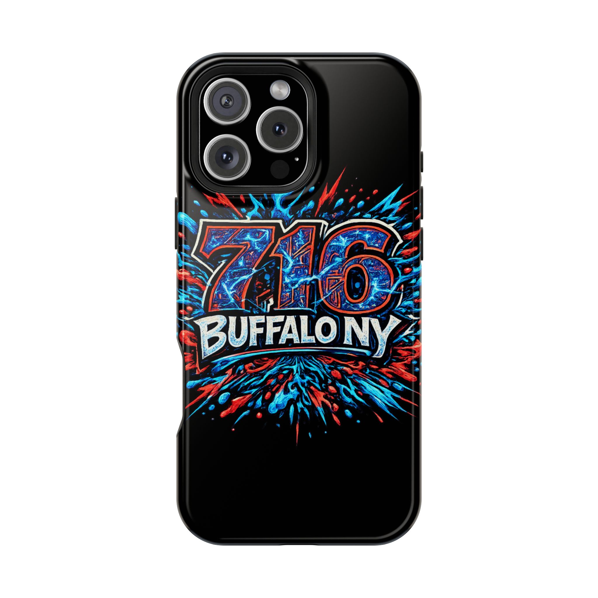 716 Buffalo NY Impact-Resistant Phone Case — Splash Graphic - Image 135