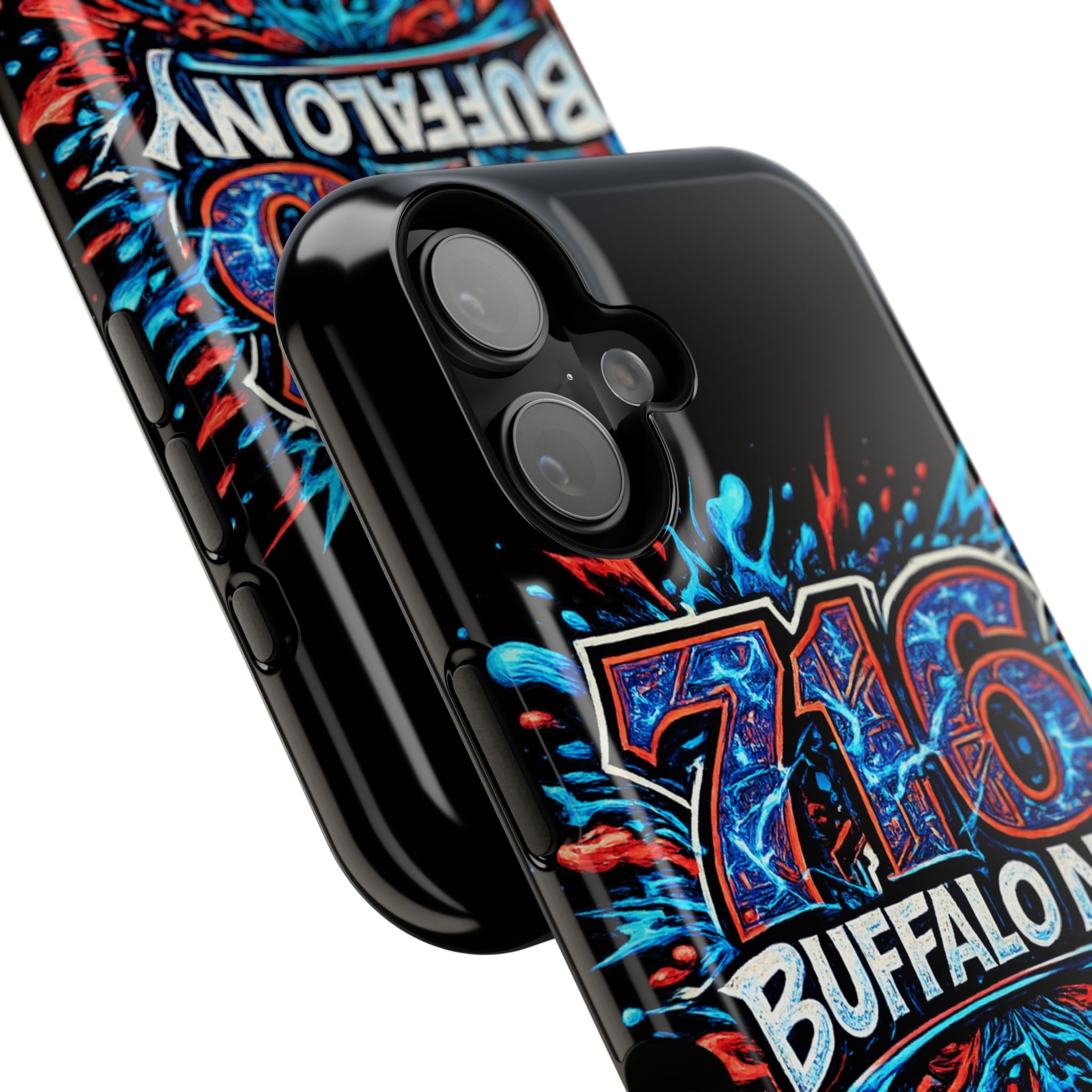 716 Buffalo NY Impact-Resistant Phone Case — Splash Graphic - Image 160