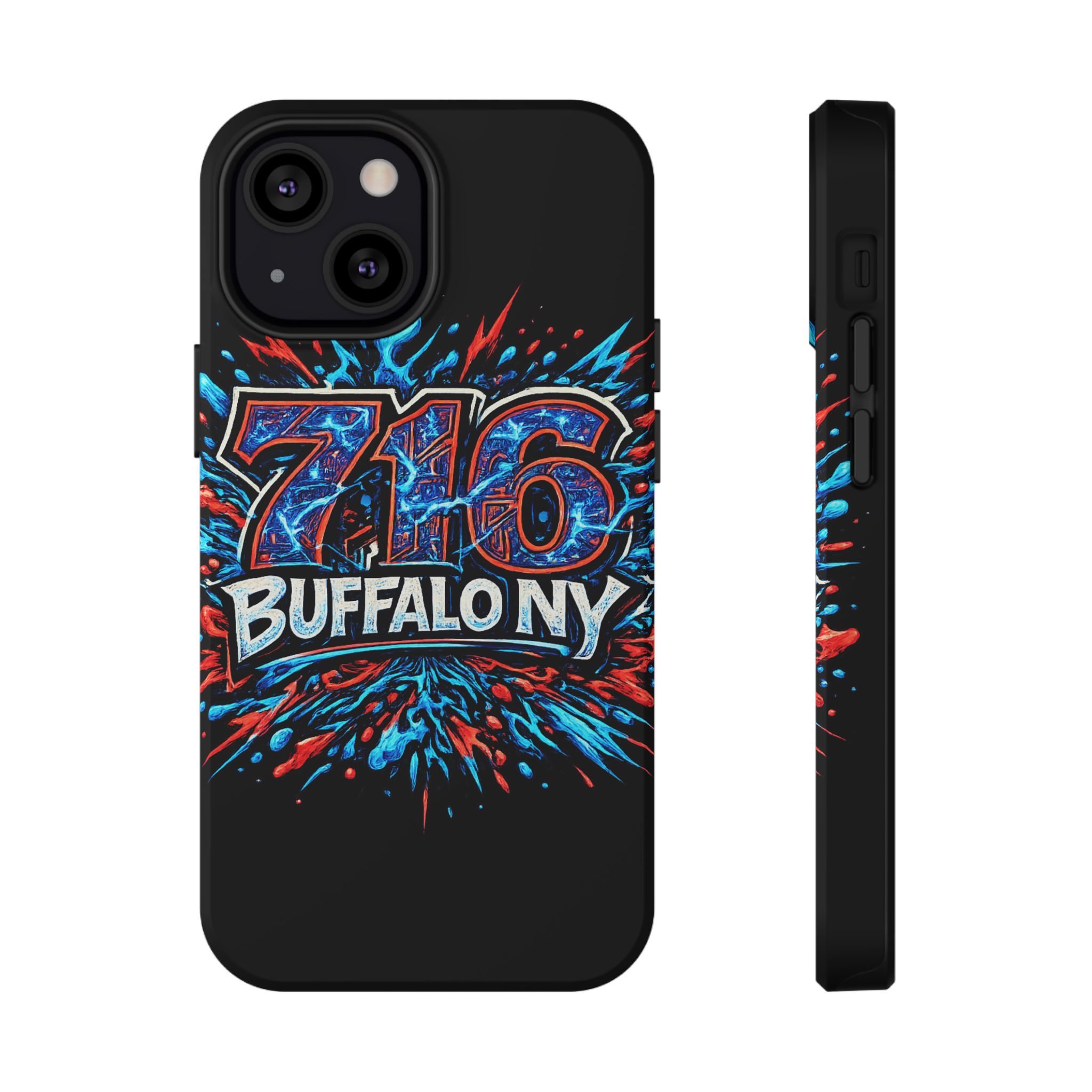 716 Buffalo NY Impact-Resistant Phone Case — Splash Graphic - Image 10