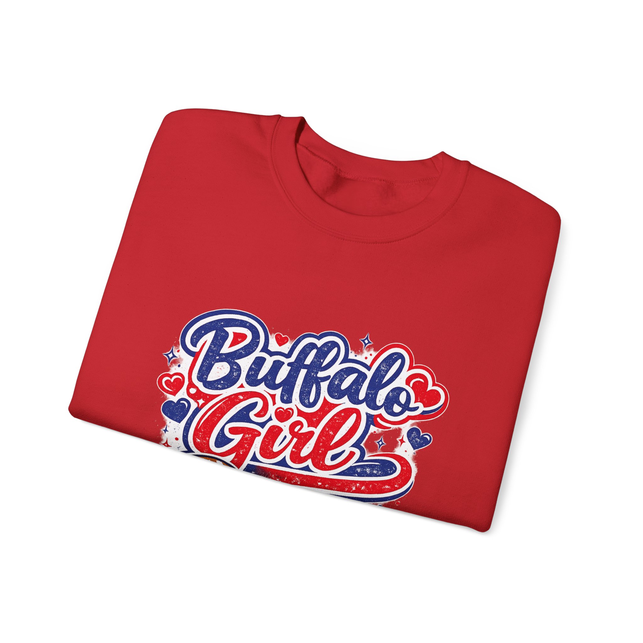 Buffalo Girl Football Crewneck Sweatshirt - Image 3