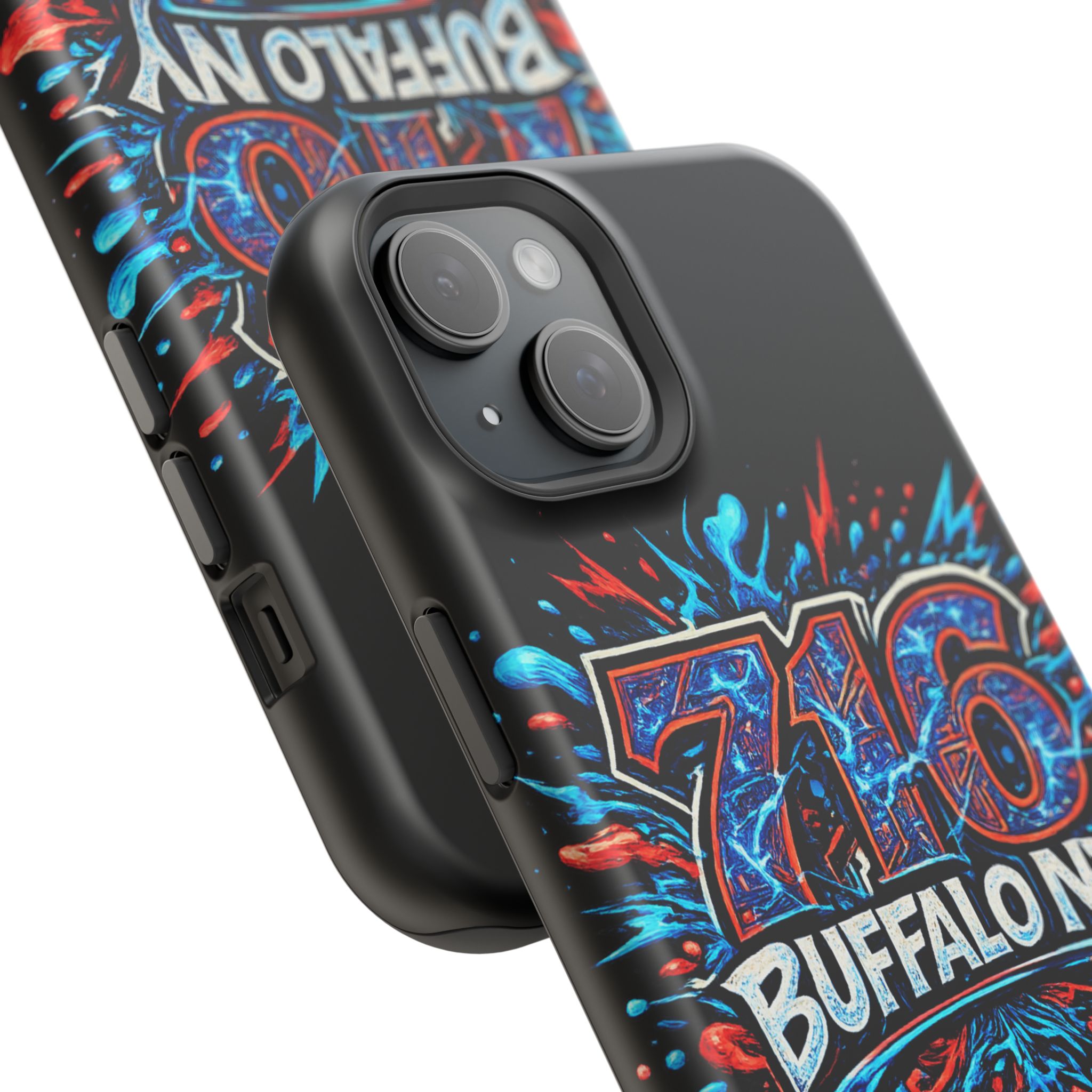 716 Buffalo NY Impact-Resistant Phone Case — Splash Graphic - Image 84