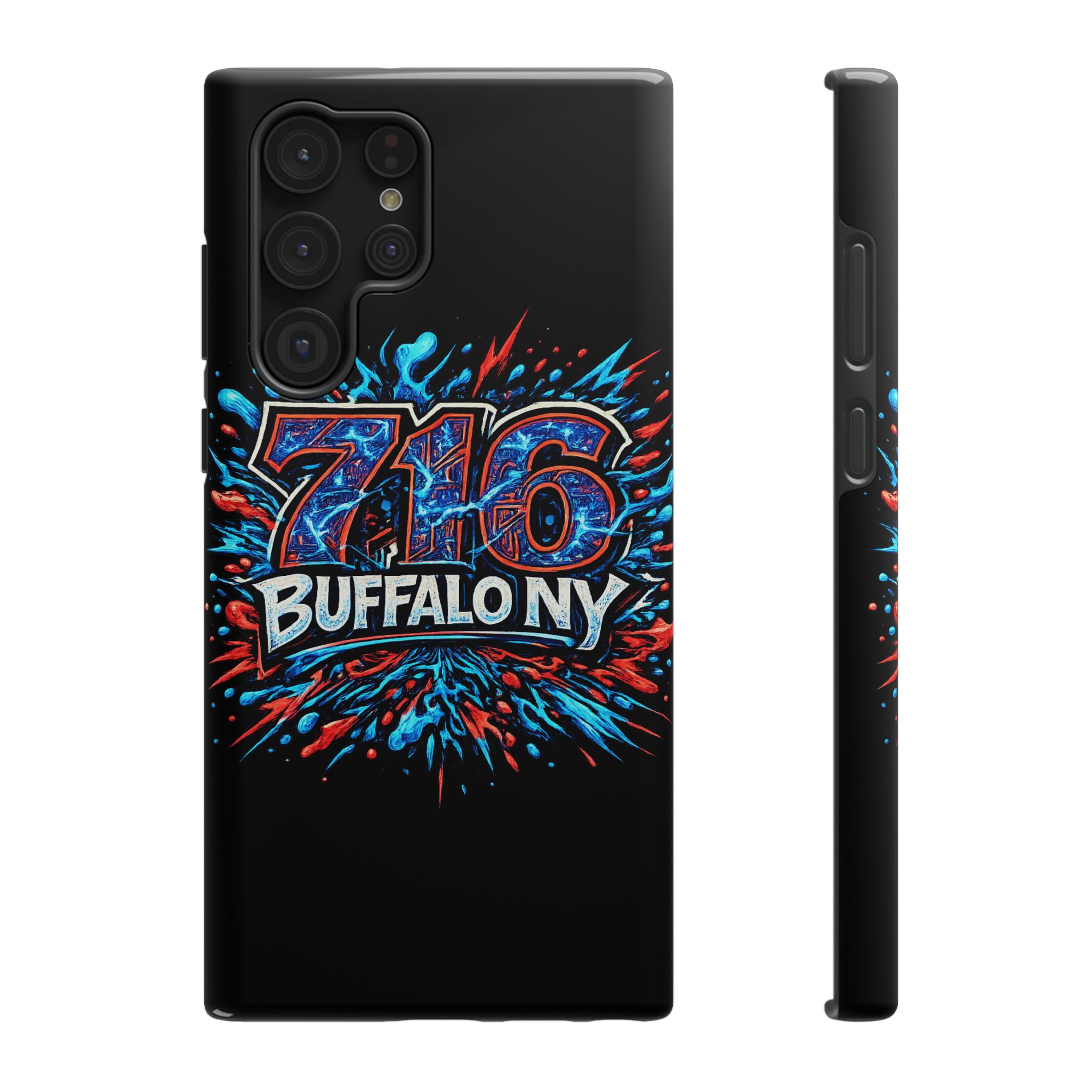 716 Buffalo NY Impact-Resistant Phone Case — Splash Graphic - Image 59