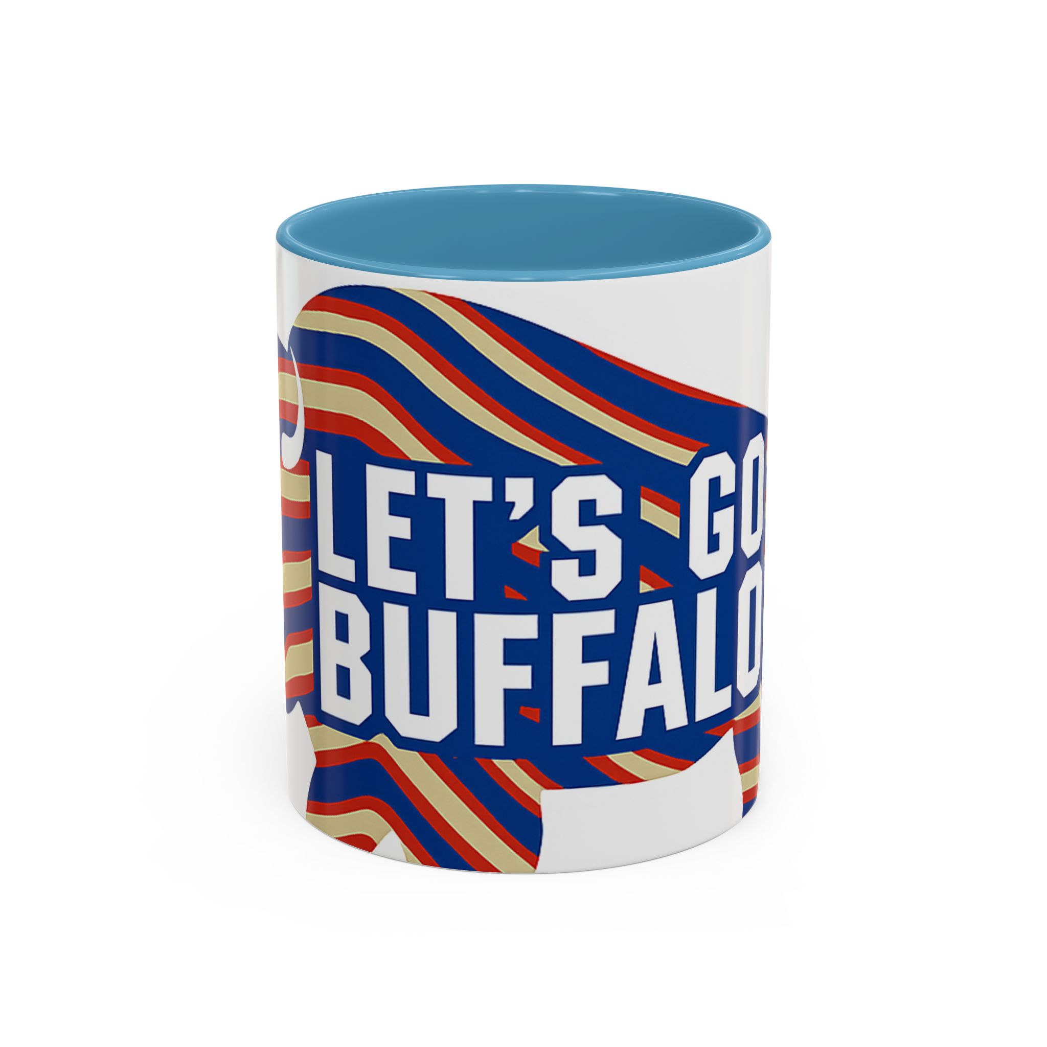 Let's Go Buffalo Accent Coffee Mug | Buffalo Silhouette Fan Coffee Cup - Image 7