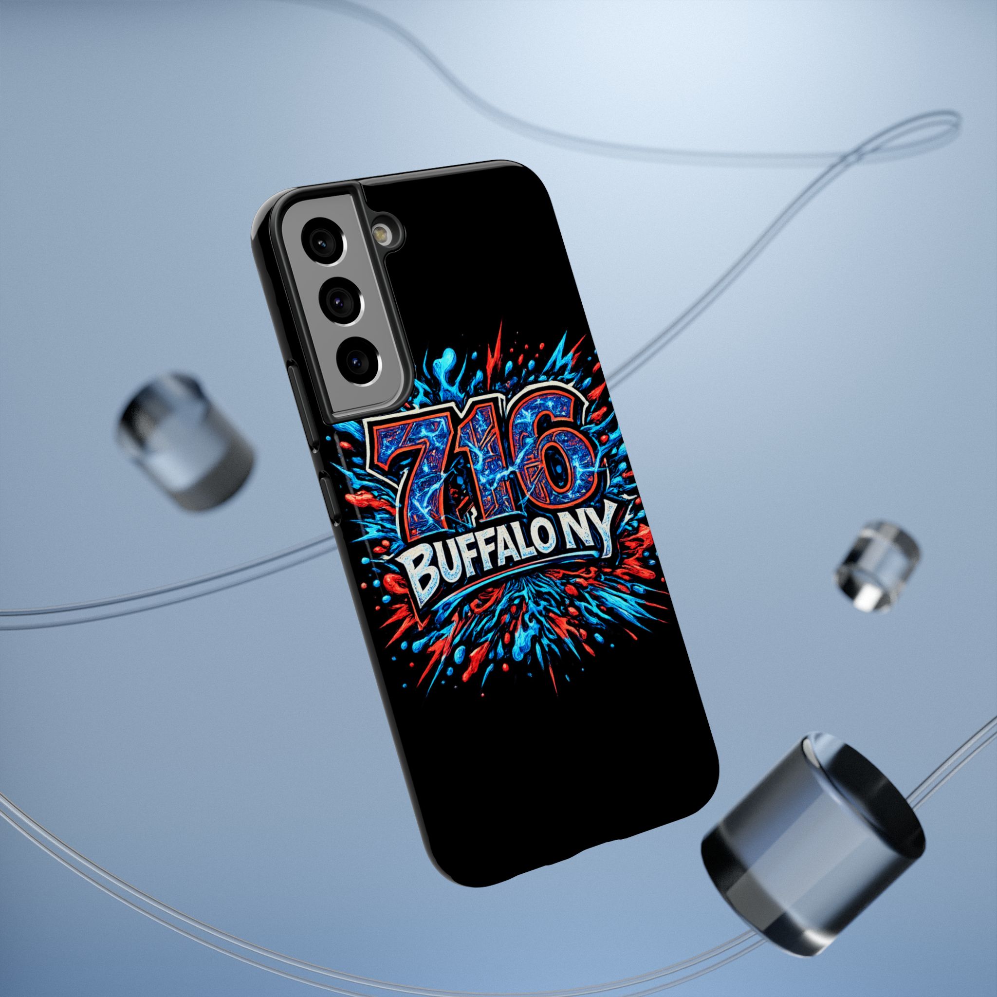 716 Buffalo NY Impact-Resistant Phone Case — Splash Graphic - Image 58