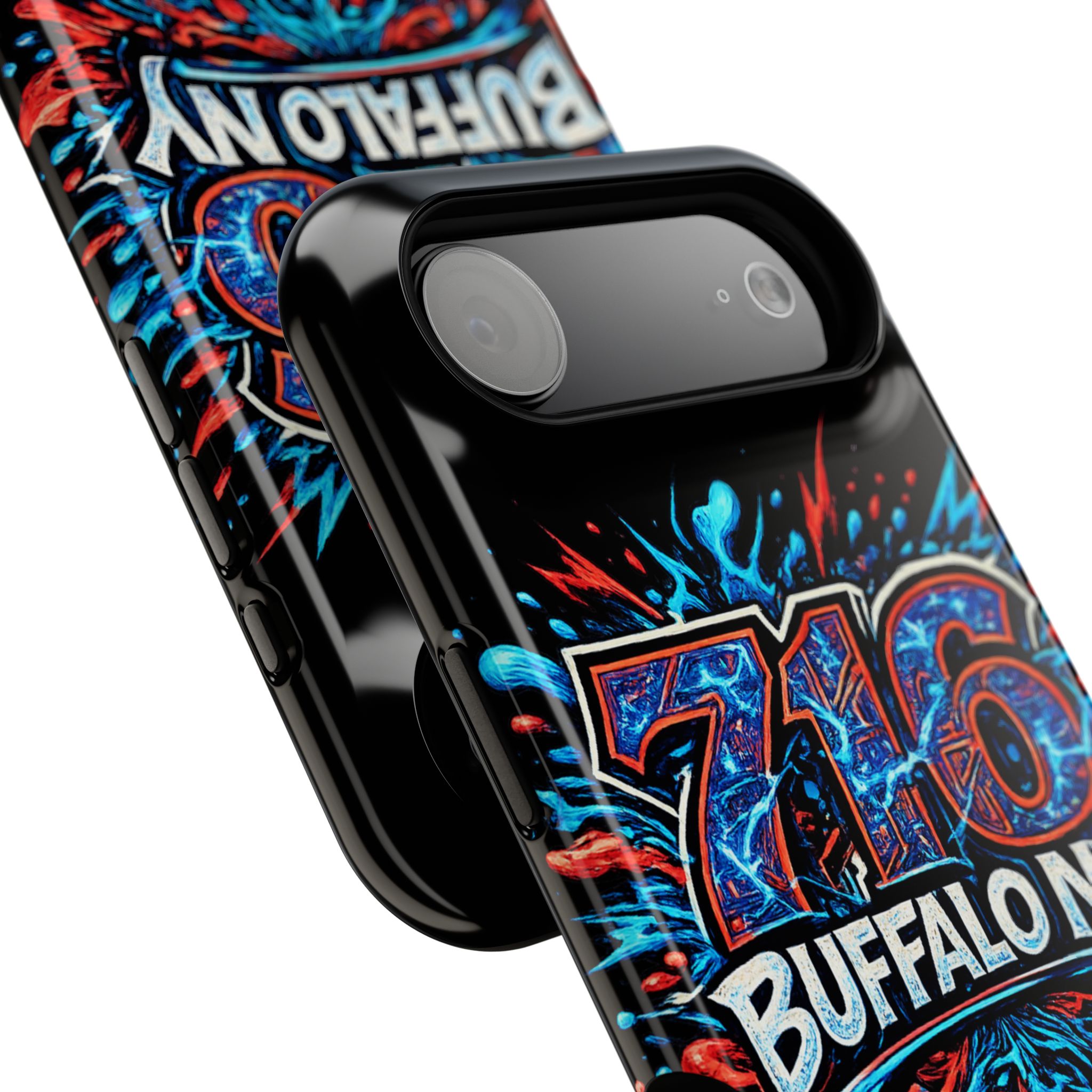 716 Buffalo NY Impact-Resistant Phone Case — Splash Graphic - Image 168