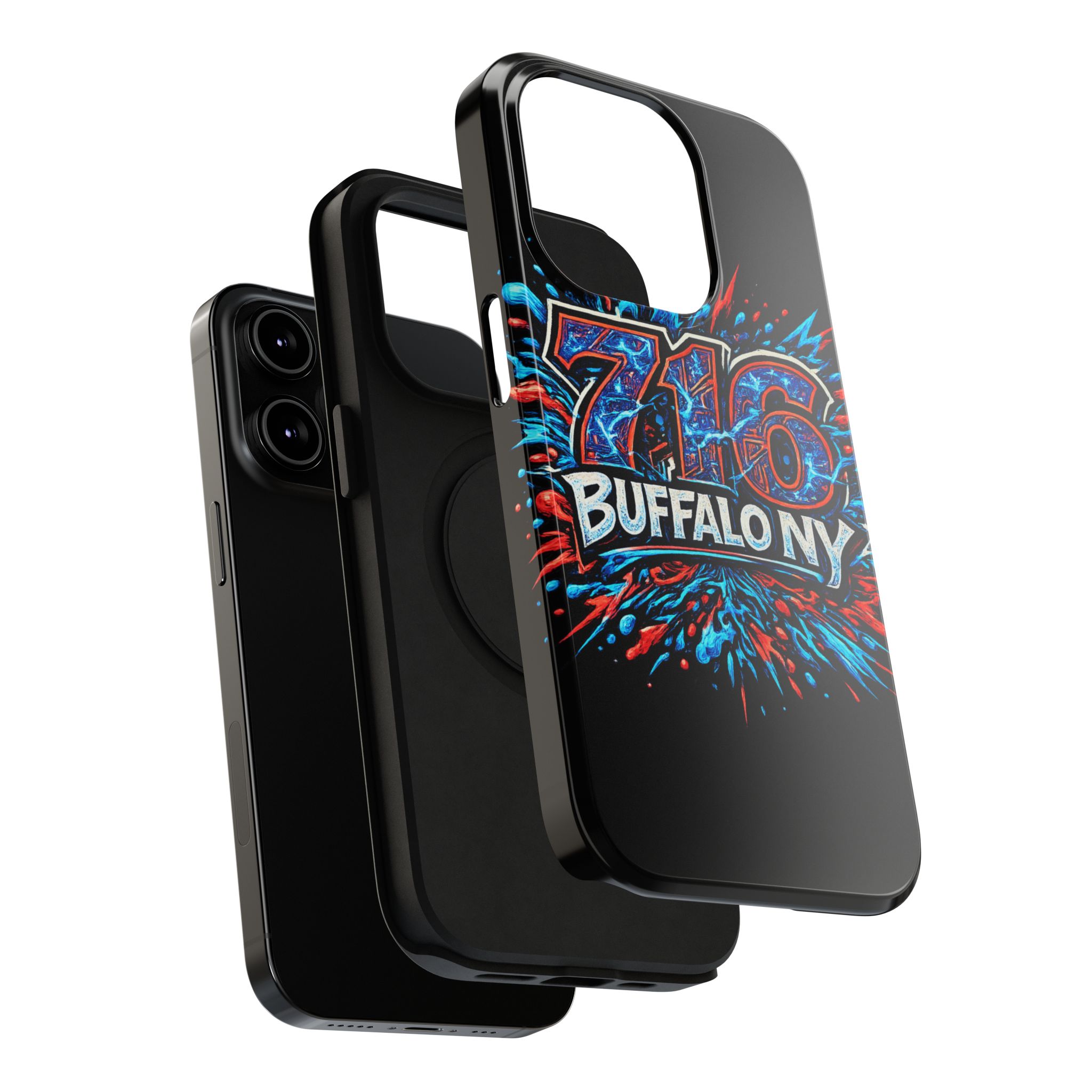 716 Buffalo NY Impact-Resistant Phone Case — Splash Graphic - Image 106