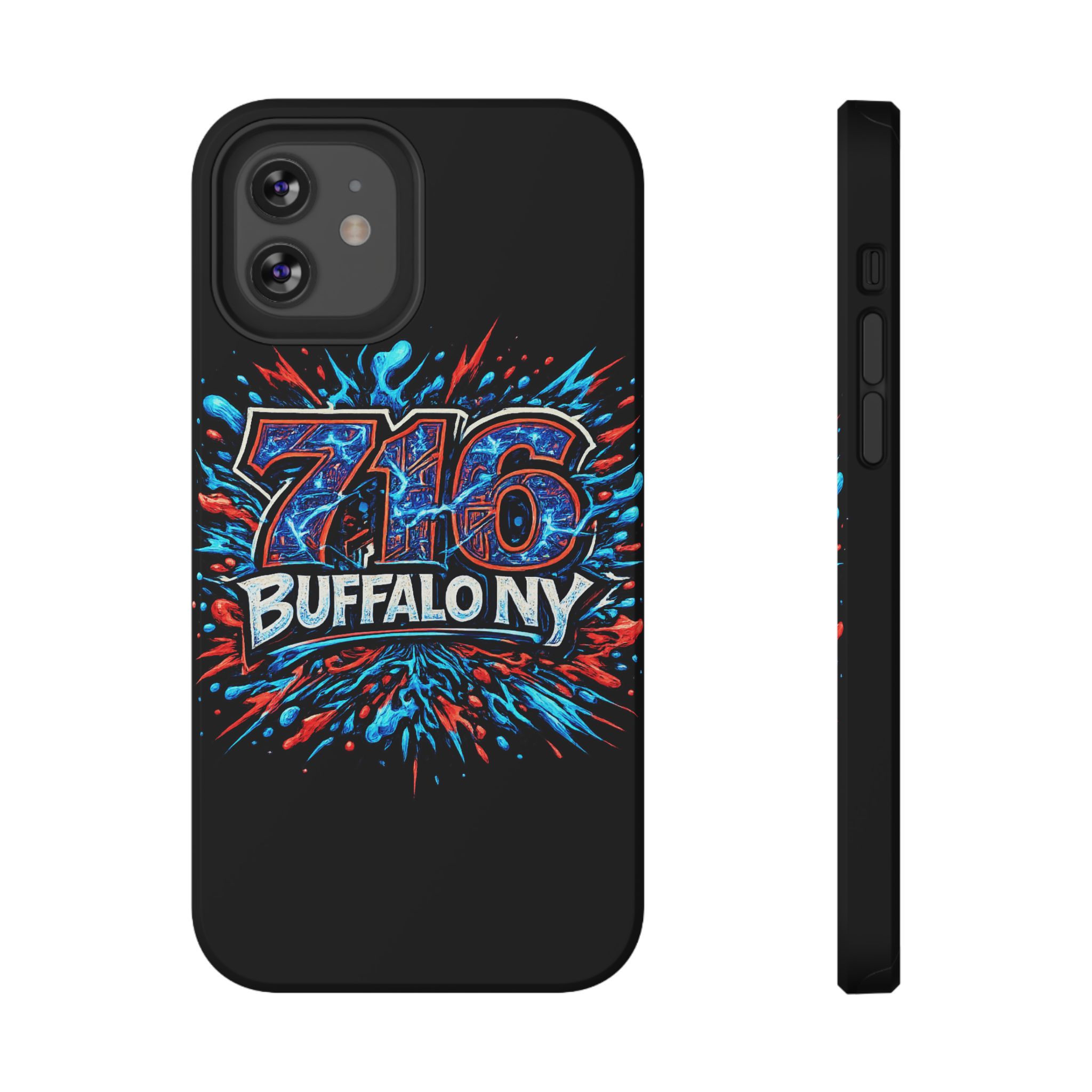 716 Buffalo NY Impact-Resistant Phone Case — Splash Graphic - Image 37