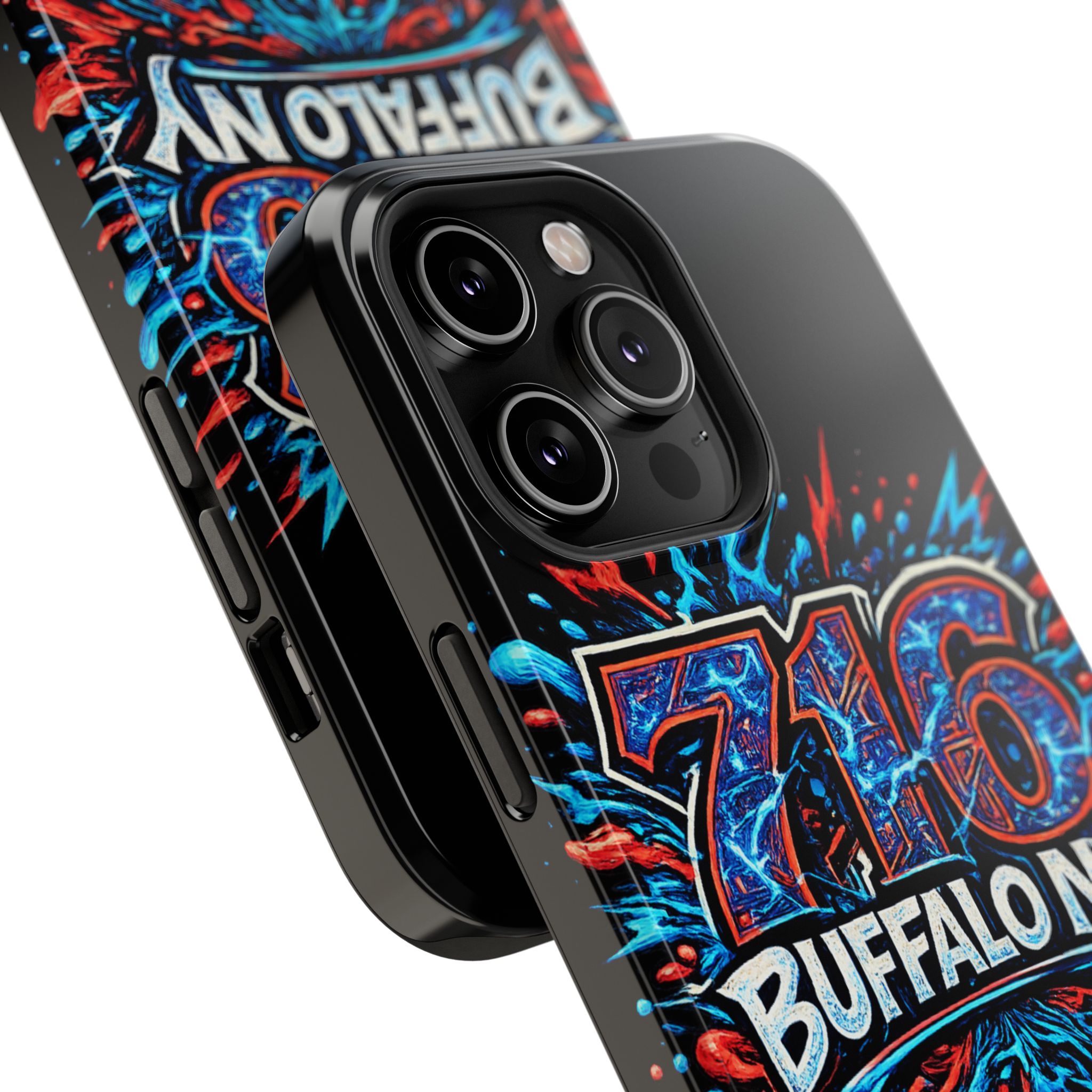716 Buffalo NY Impact-Resistant Phone Case — Splash Graphic - Image 120