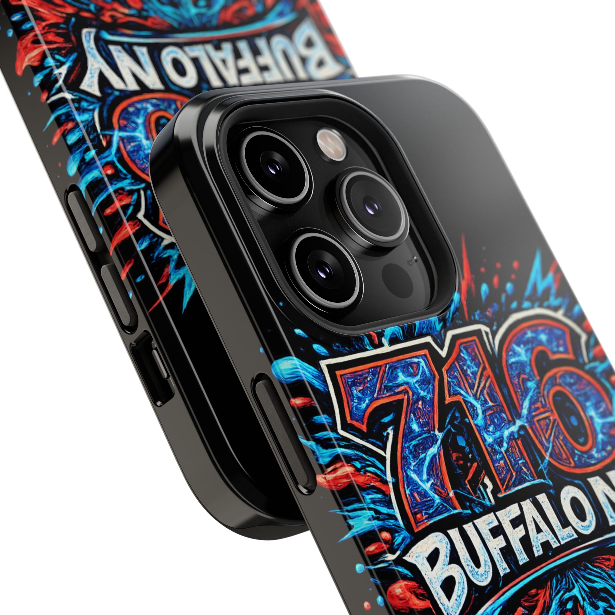 716 Buffalo NY Impact-Resistant Phone Case — Splash Graphic - Image 108