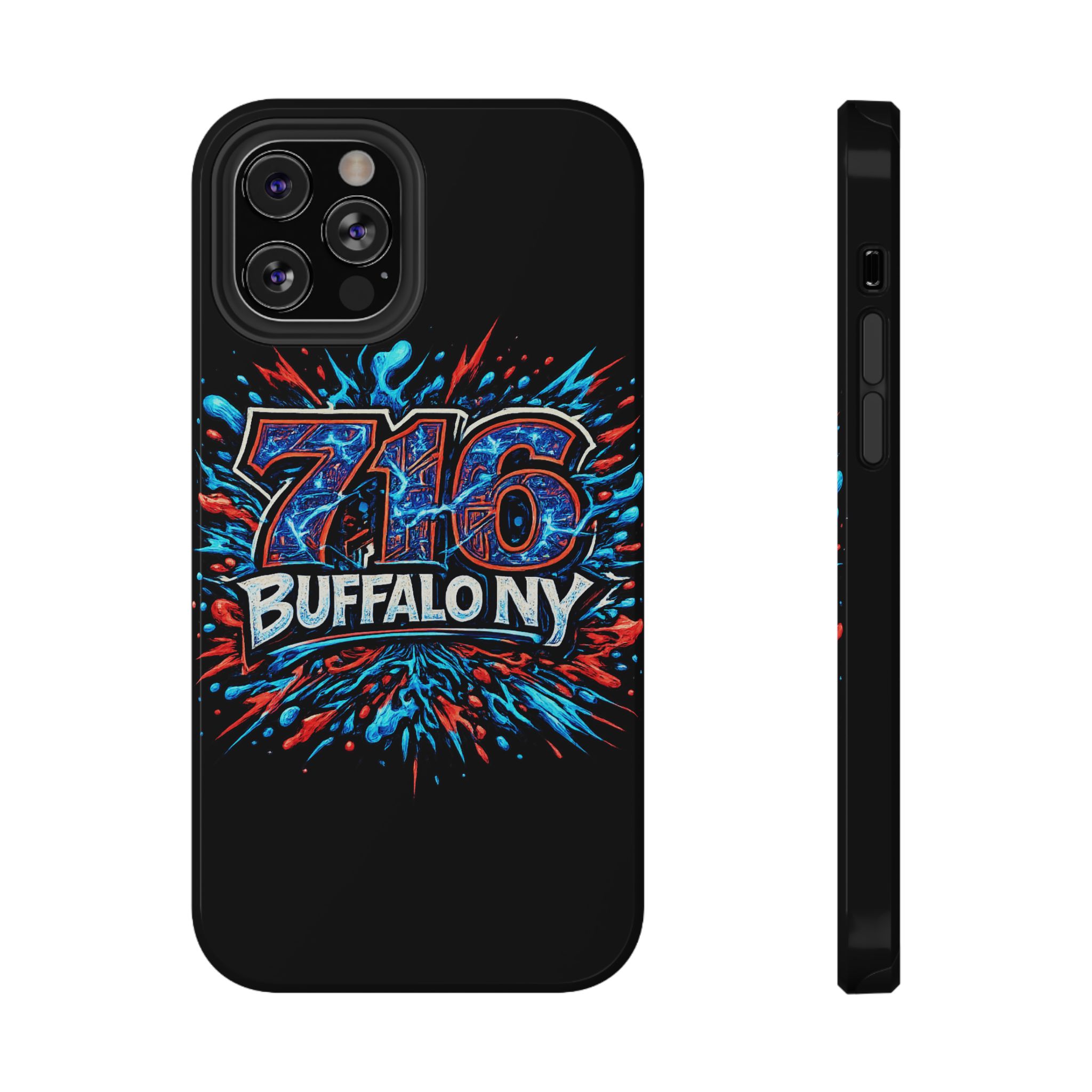 716 Buffalo NY Impact-Resistant Phone Case — Splash Graphic - Image 43