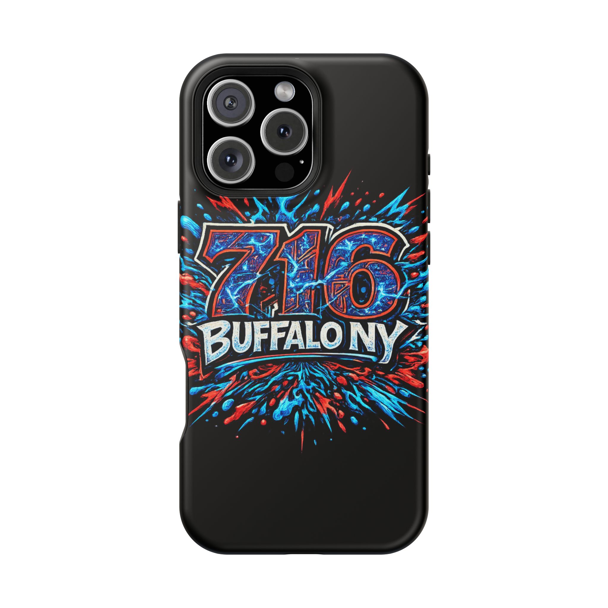716 Buffalo NY Impact-Resistant Phone Case — Splash Graphic - Image 139