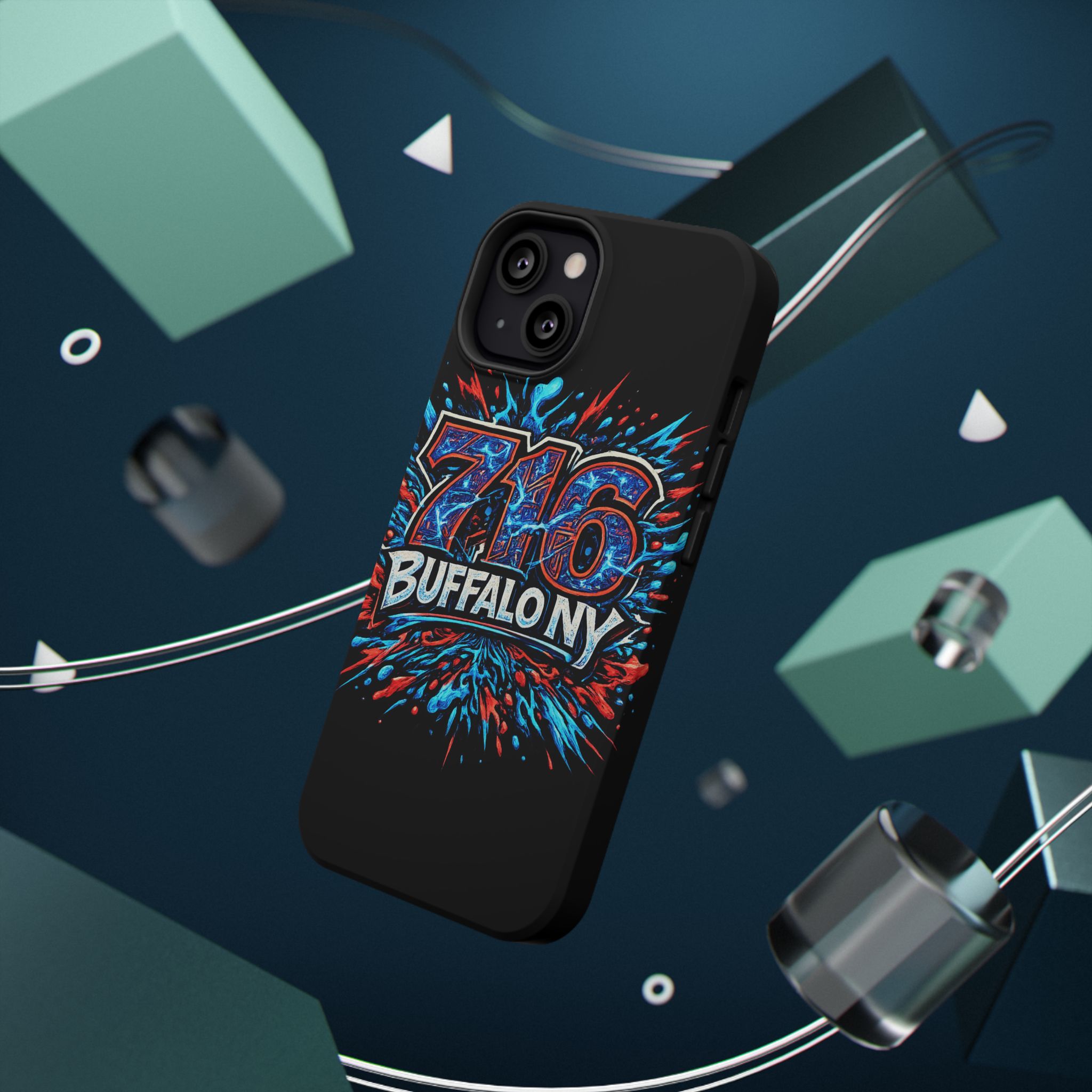 716 Buffalo NY Impact-Resistant Phone Case — Splash Graphic - Image 5