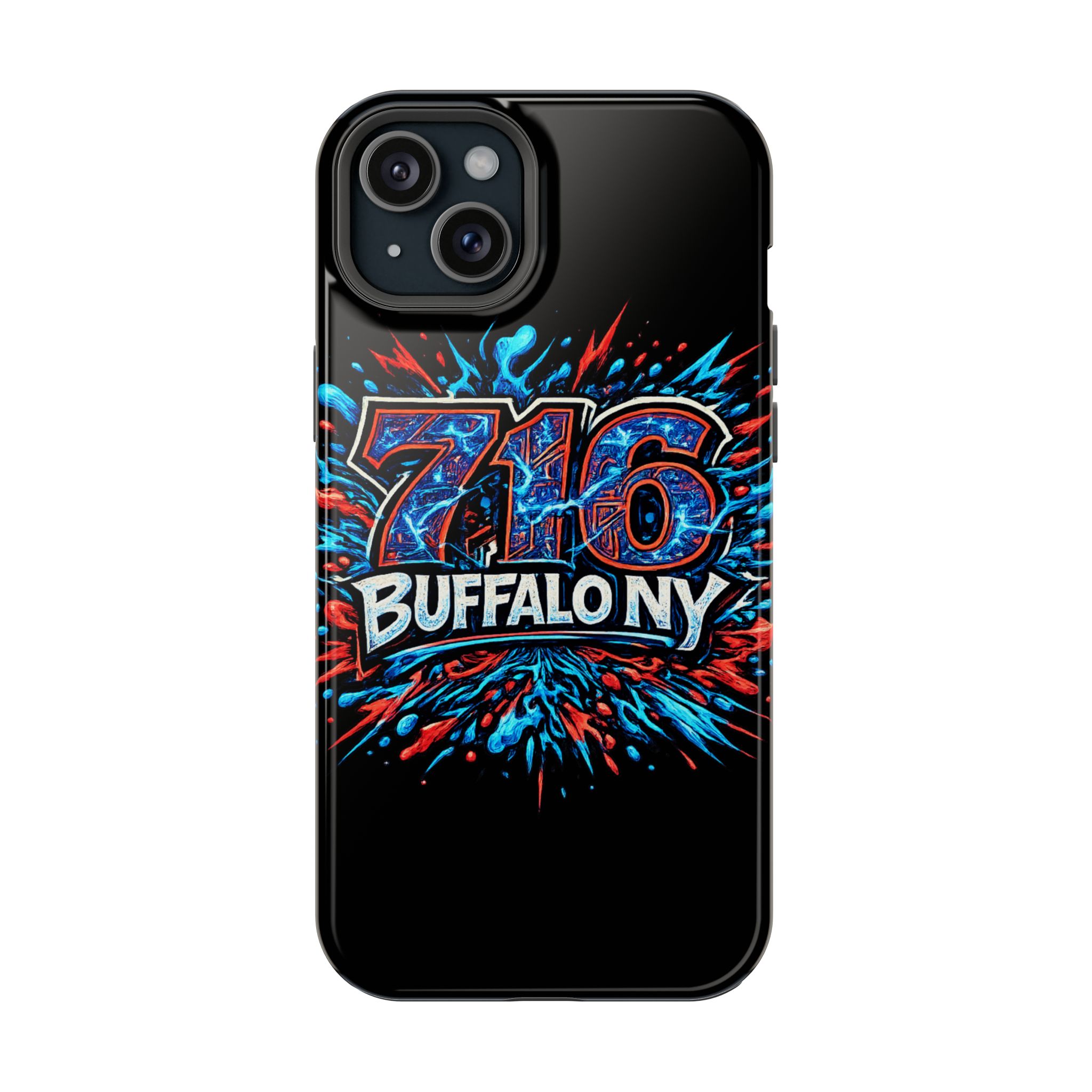716 Buffalo NY Impact-Resistant Phone Case — Splash Graphic - Image 79