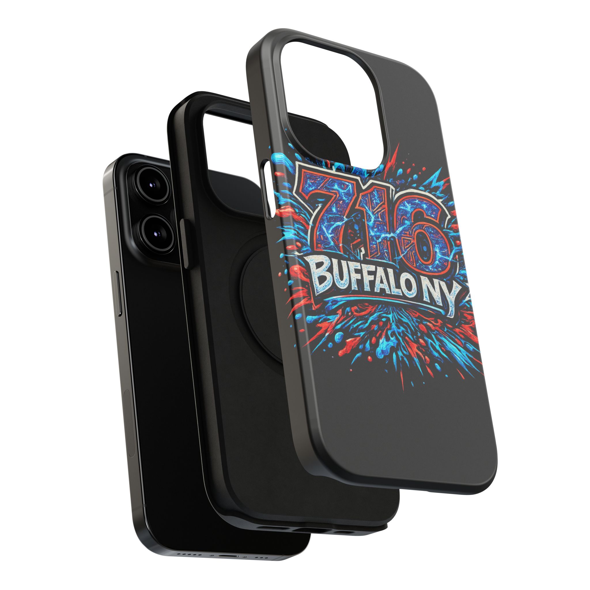 716 Buffalo NY Impact-Resistant Phone Case — Splash Graphic - Image 110