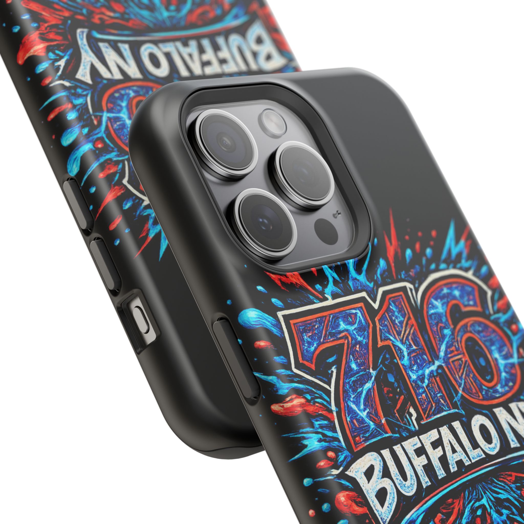 716 Buffalo NY Impact-Resistant Phone Case — Splash Graphic - Image 92
