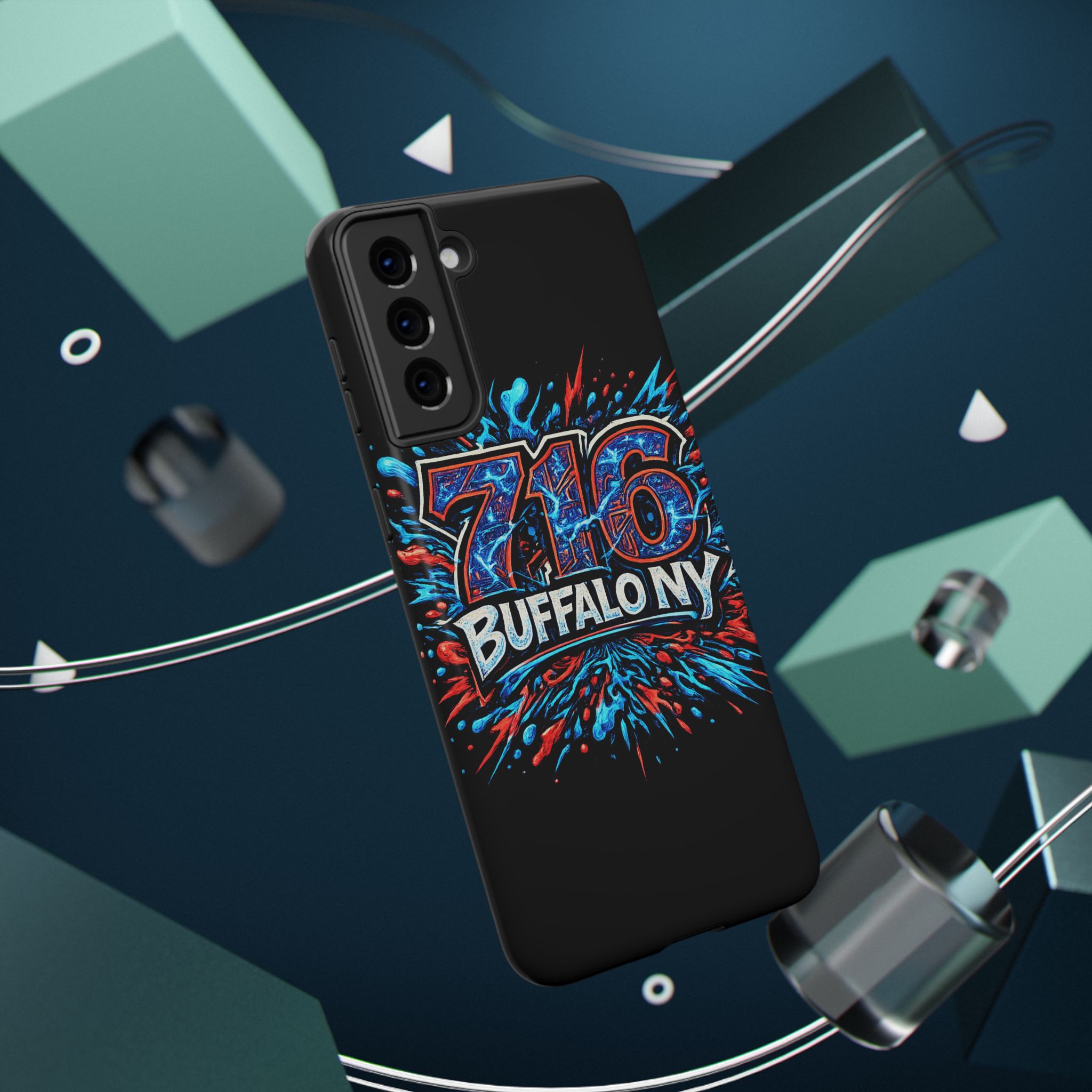 716 Buffalo NY Impact-Resistant Phone Case — Splash Graphic - Image 28