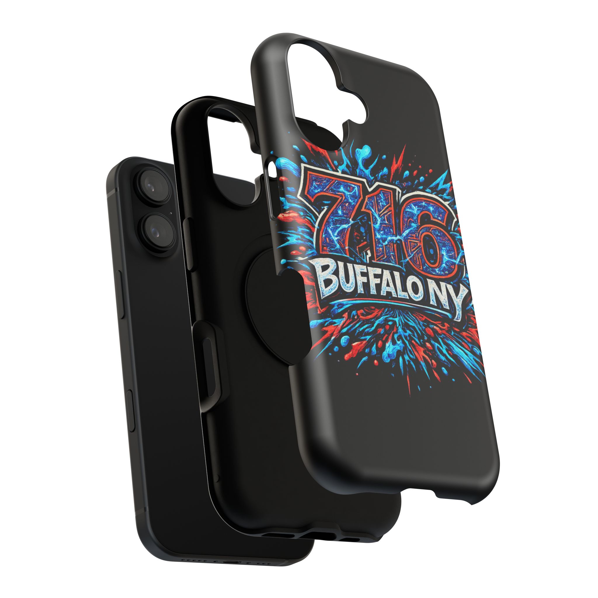 716 Buffalo NY Impact-Resistant Phone Case — Splash Graphic - Image 166