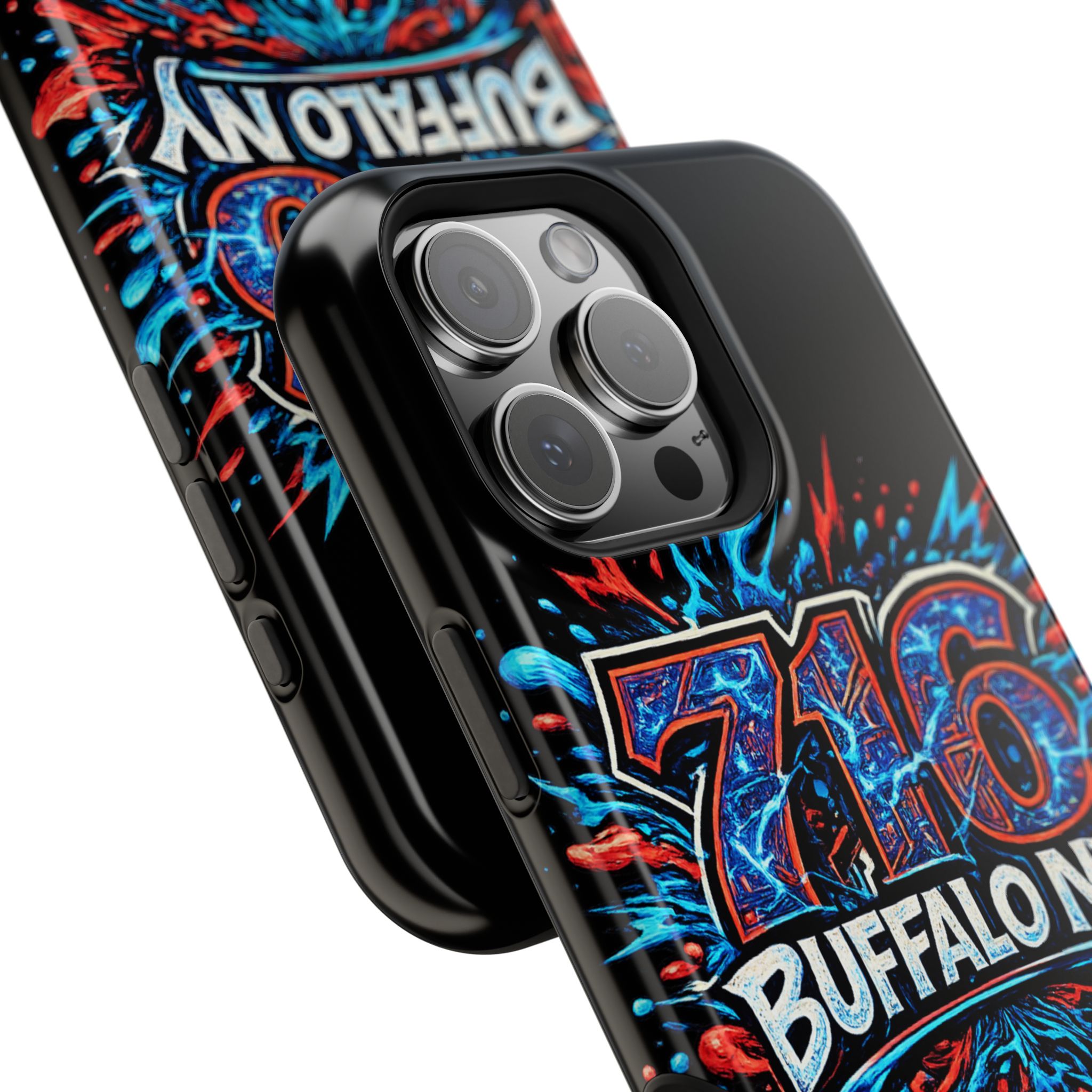 716 Buffalo NY Impact-Resistant Phone Case — Splash Graphic - Image 136