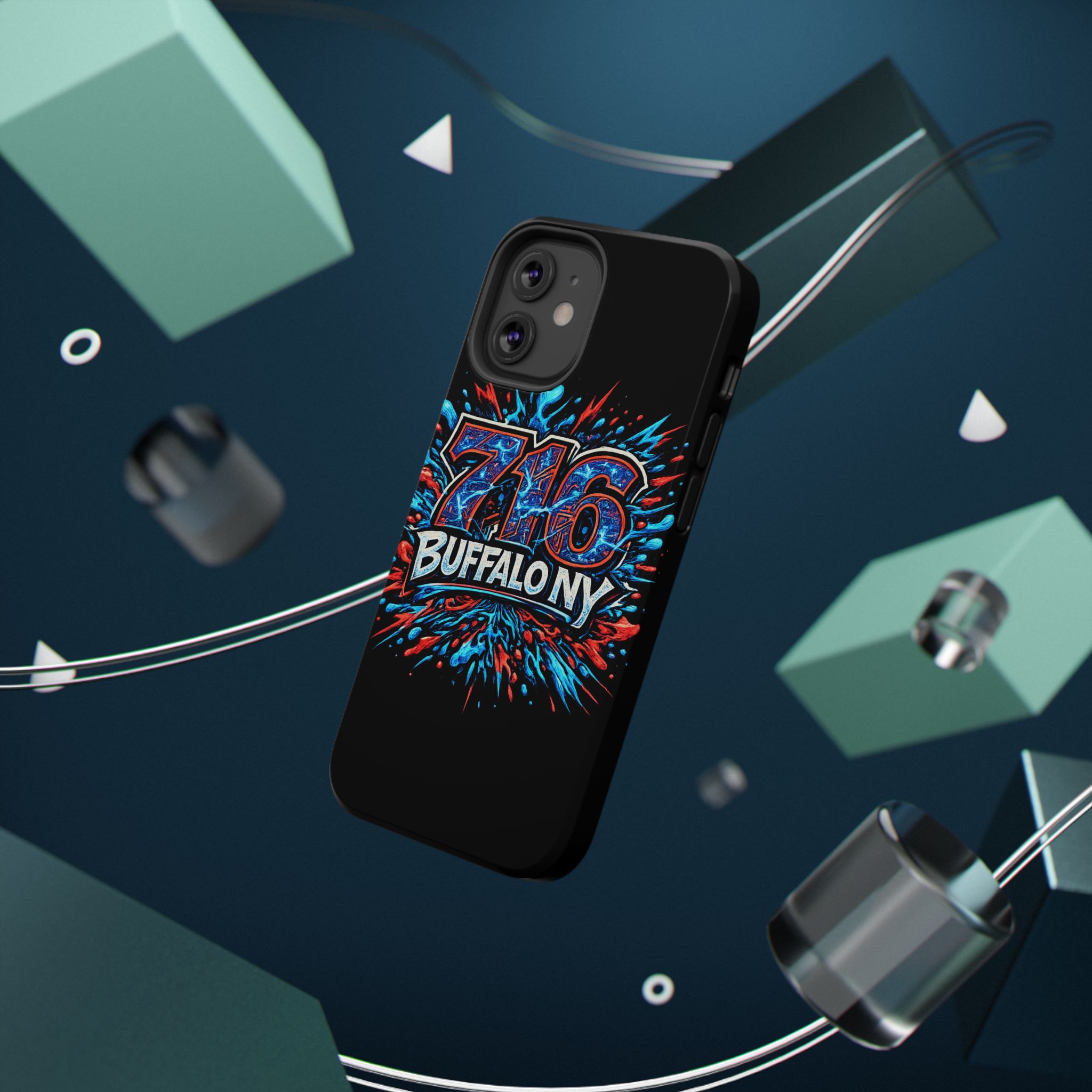 716 Buffalo NY Impact-Resistant Phone Case — Splash Graphic - Image 40