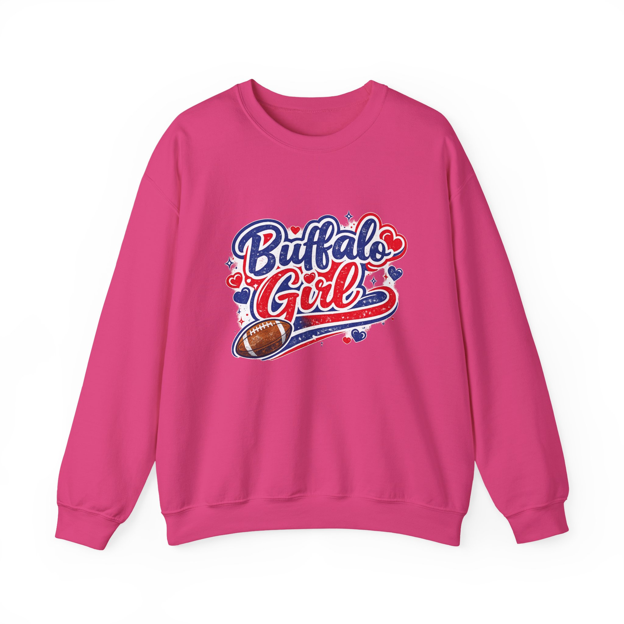 Buffalo Girl Football Crewneck Sweatshirt - Image 17